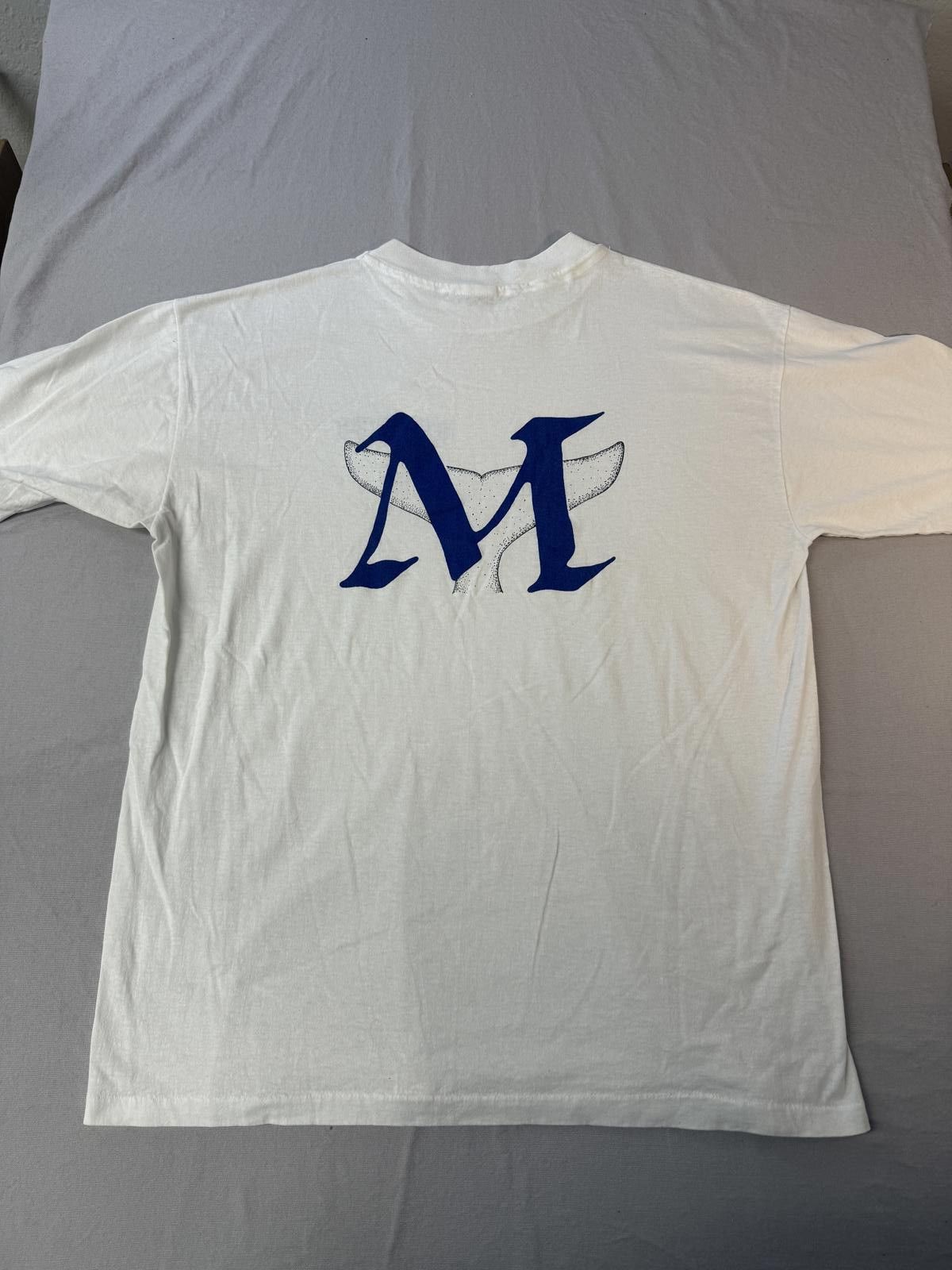 Designer VTG Mariner High School T-shirt Class of 1991 Whale Tail L Size US L / EU 52-54 / 3 - 1 Thumbnail