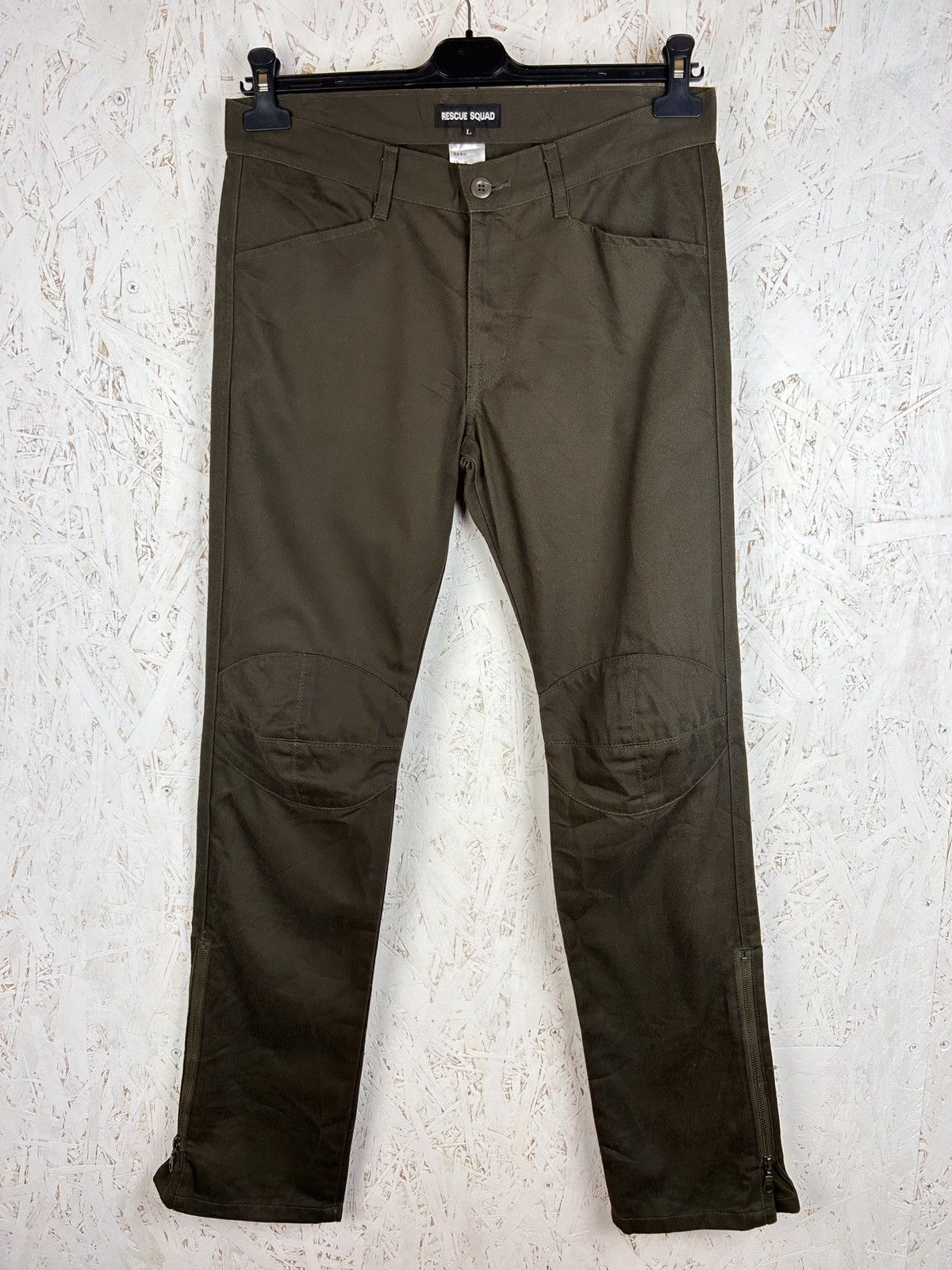 Japanese Brand Vintage Japanese Brand Resque Squad Pants Jeans Size L Size US 34 / EU 50 - 1 Thumbnail