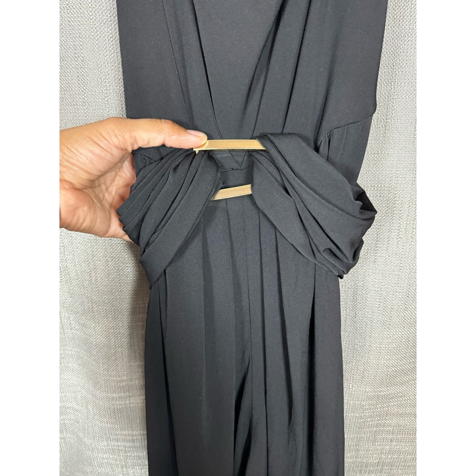 White House Black Market White House Black Market Black Sleeveless Jumpsuit Jumper Size 25" / US 0 / IT 36 - 5 Thumbnail
