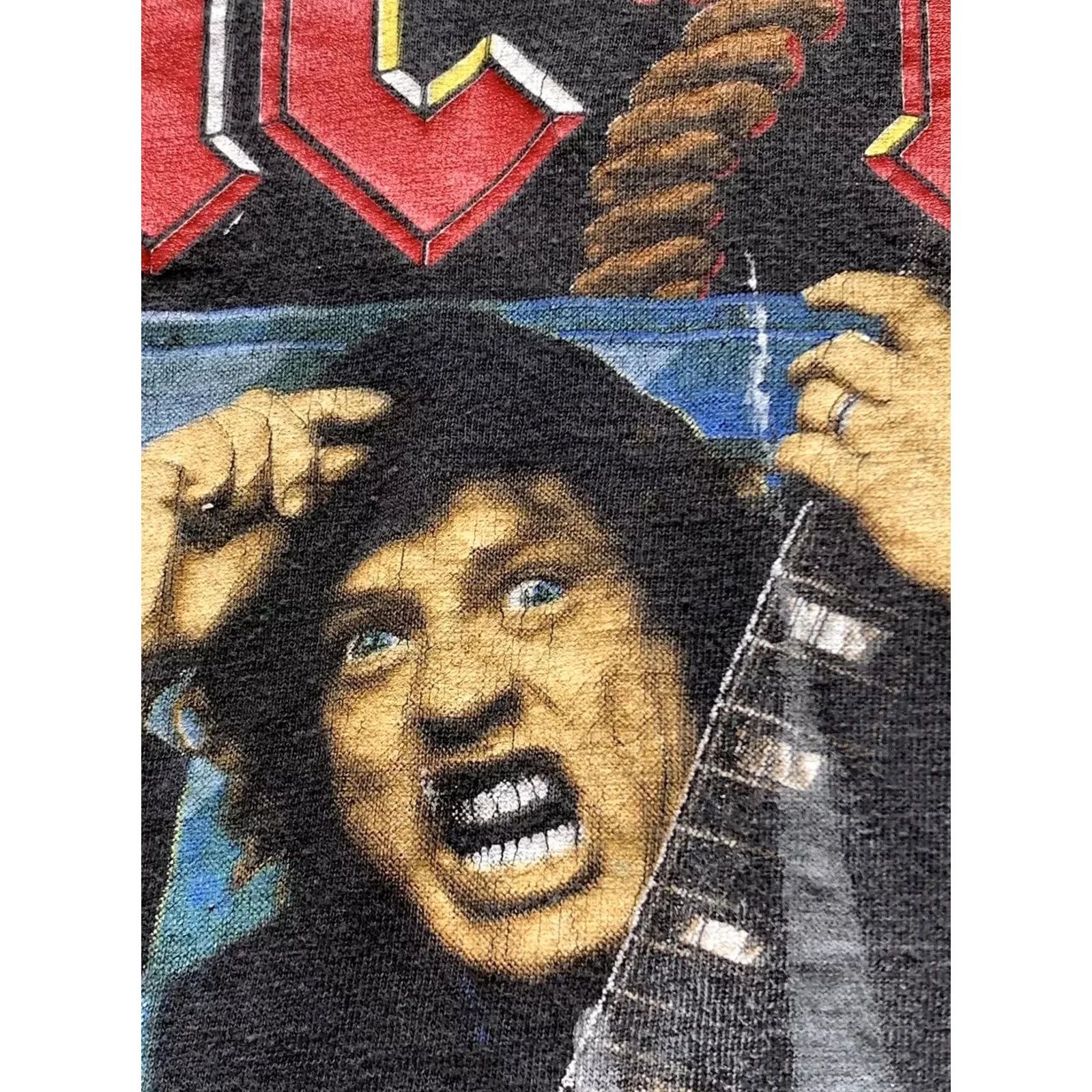 Vintage VINTAGE AC/DC THE RAZORS EDGE TEE SHIRT MEN'S XL BLACK Shirt XL Mens AC/DC The Razors Edge Rock Band Black Tee Shirt Size US XL / EU 56 / 4 - 5 Thumbnail