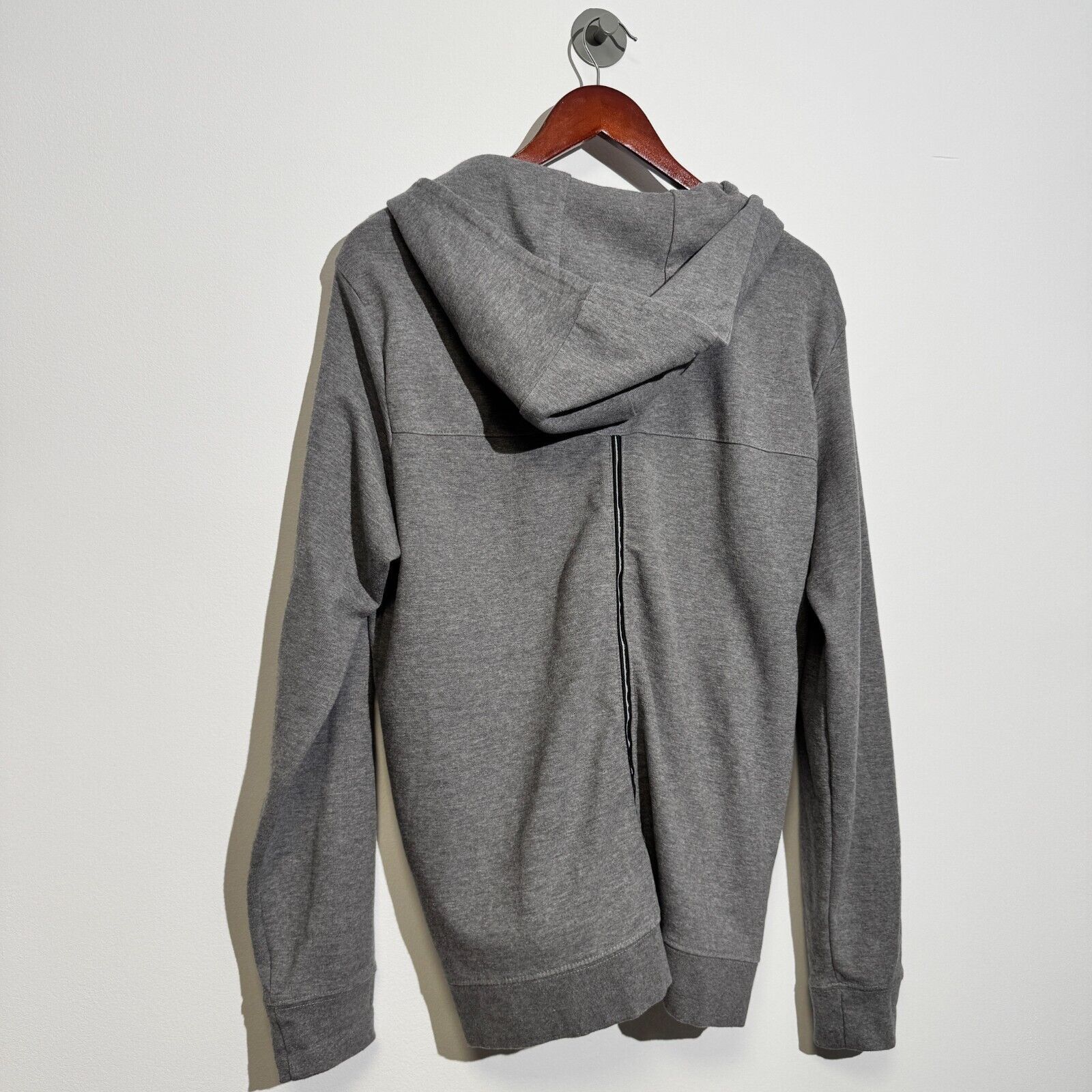 Vintage Vintage Unisex Gray Cotton Zip Hoodie Size XL Washed 90s Size US XL / EU 56 / 4 - 8 Thumbnail