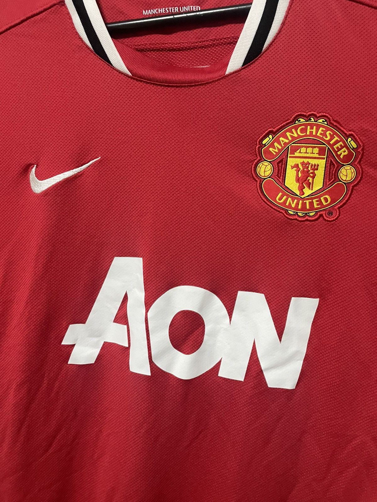 Nike Nike Manchester United 2011/12 Home Jersey AON Red M Size US M / EU 48-50 / 2 - 4 Thumbnail