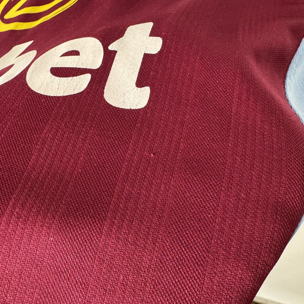 Macron ASTON VILLA 2013 2014 HOME FOOTBALL SHIRT SOCCER JERSEY szXL Size US XL / EU 56 / 4 - 10 Thumbnail