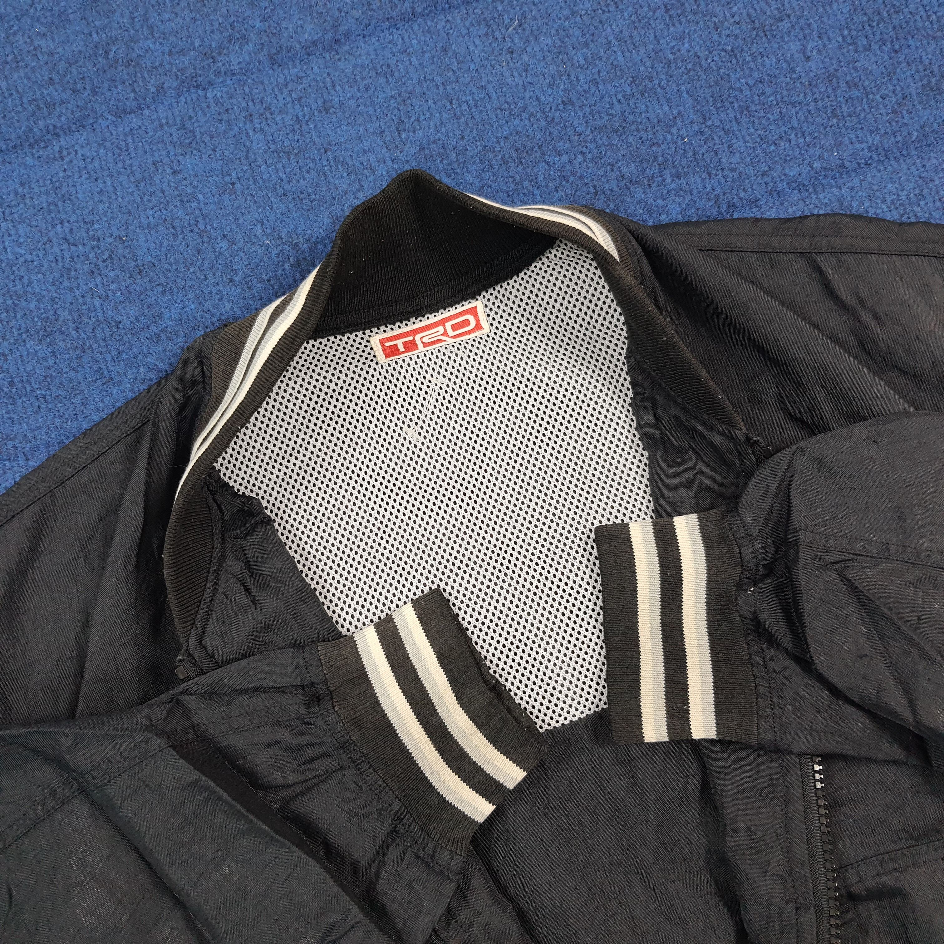 Japanese Brand Vintage 90s Toyota TRD Racing Jacket Black Bomber C300N6 Size US M / EU 48-50 / 2 - 5 Thumbnail
