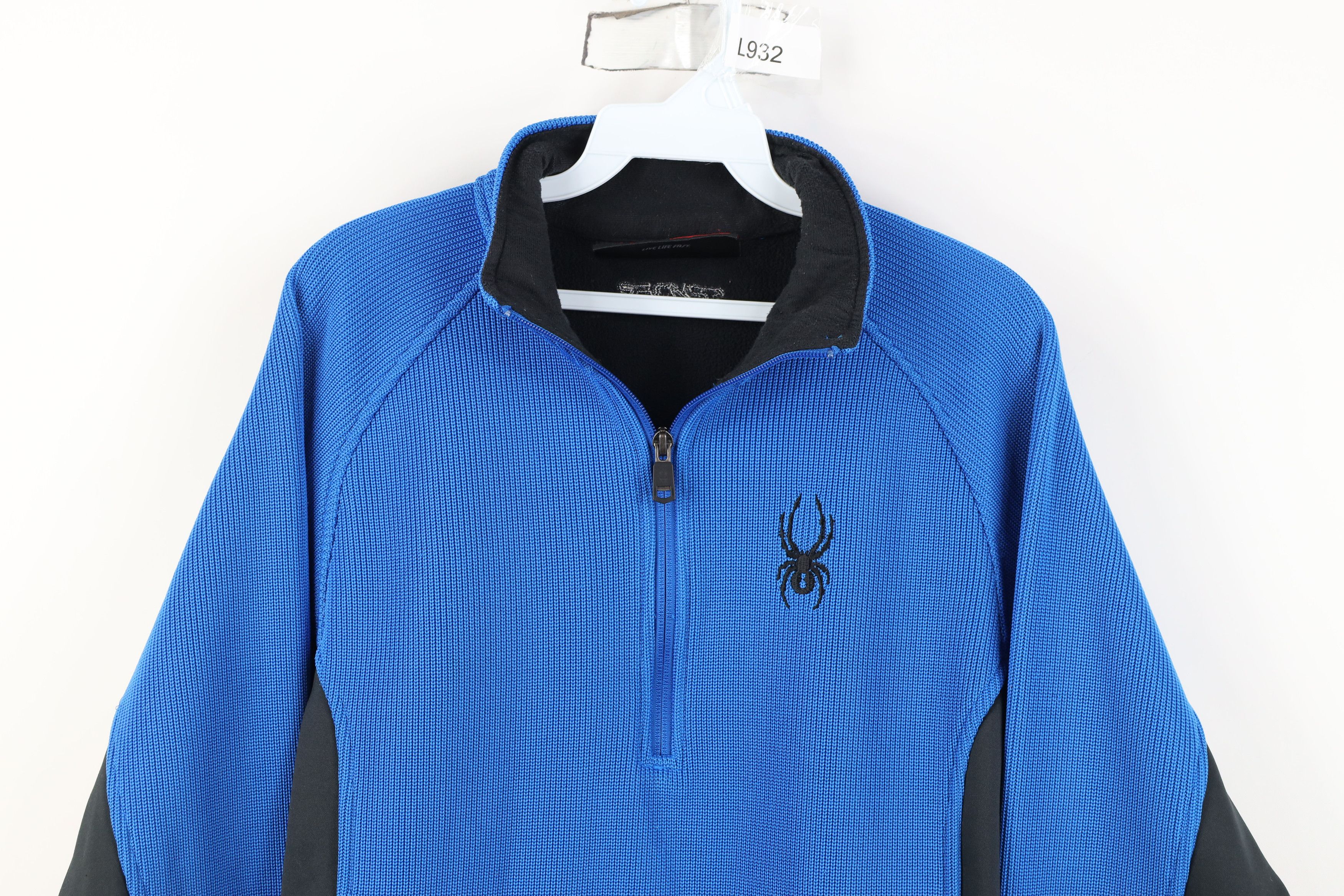 Spyder Spyder Core Knit Fleece Lined Half Zip Pullover Sweater Blue Size US S / EU 44-46 / 1 - 2 Thumbnail