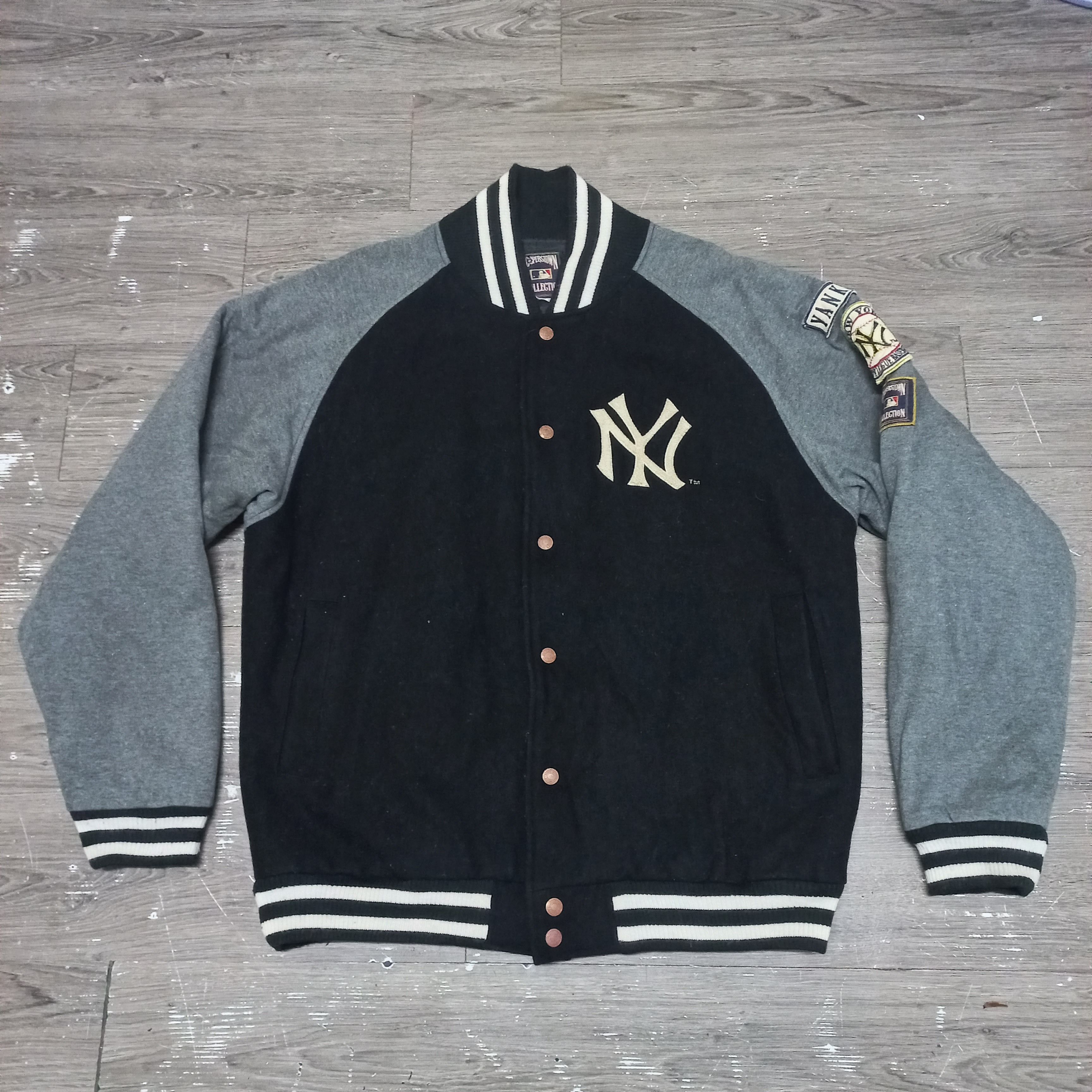 New York Yankees × Vintage Vintage new york yankees varsity baseball jacket Size US L / EU 52-54 / 3 - 1 Thumbnail