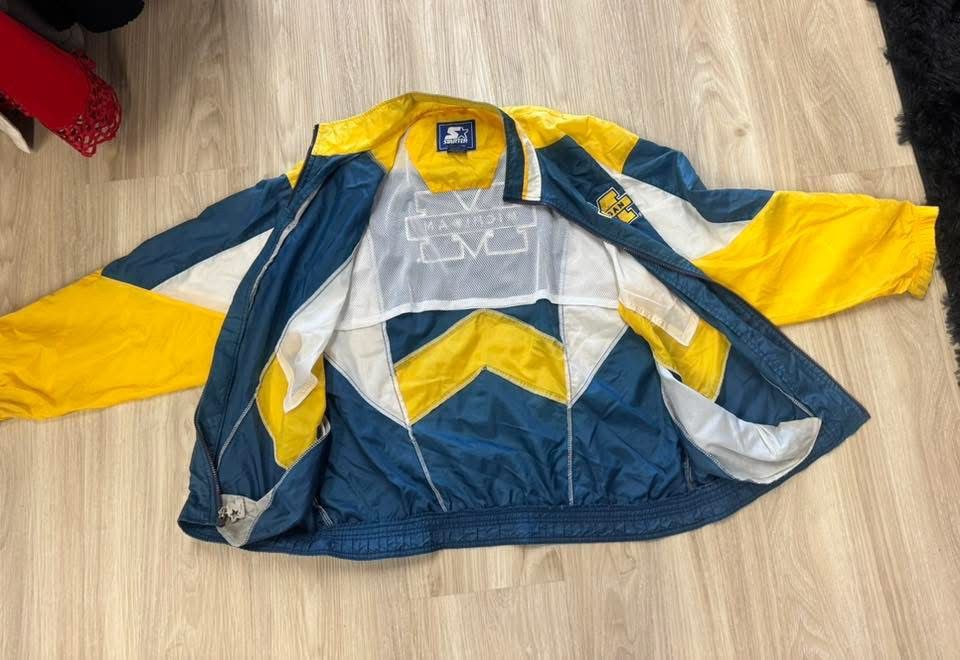 Other Vintage 90s University of Michigan Wolverines windbreaker Size US L / EU 52-54 / 3 - 2 Thumbnail