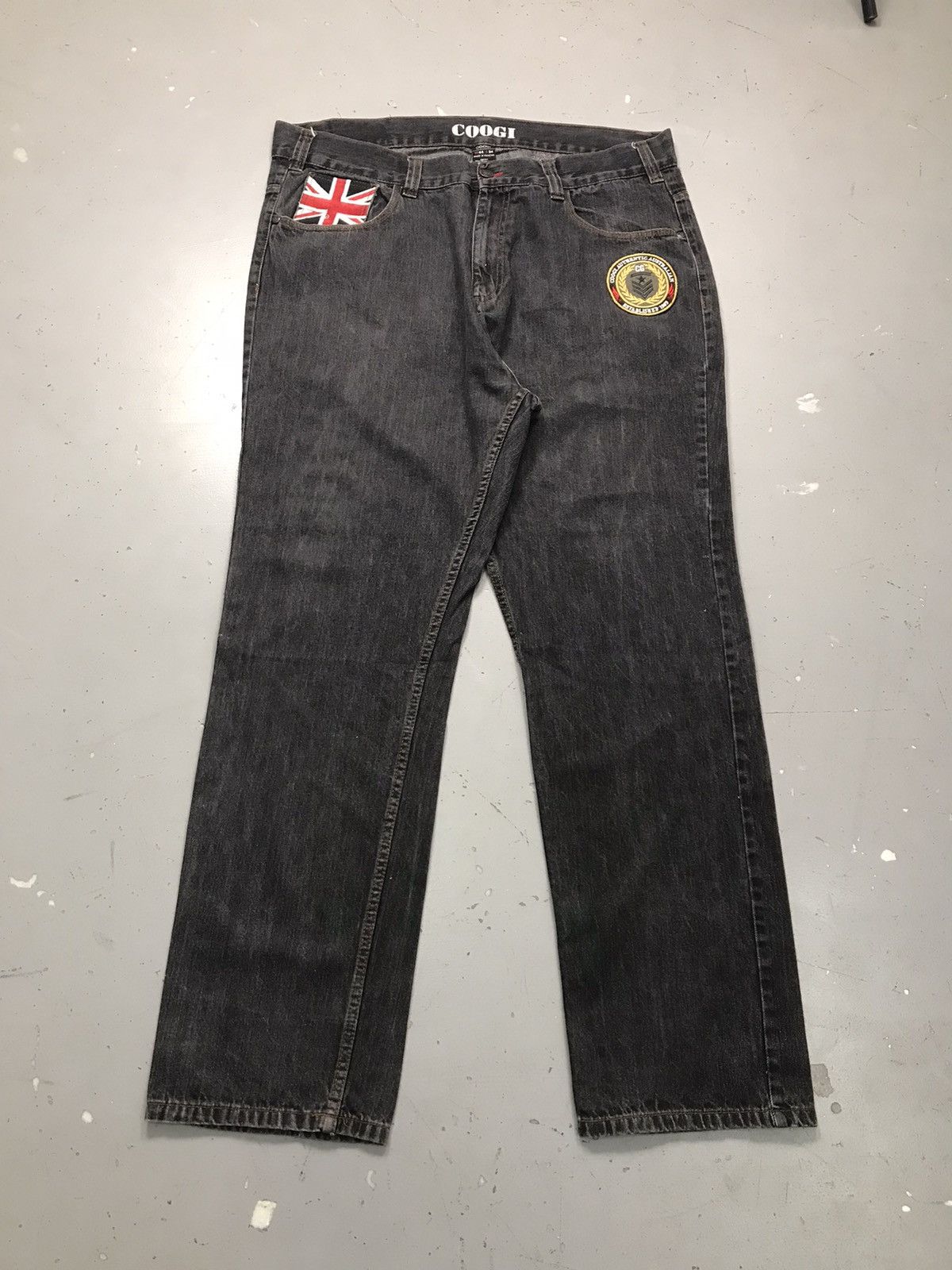Coogi Vintage Coogi crazy patchwork baggy denim Size US 44 / EU 60 - 1 Thumbnail