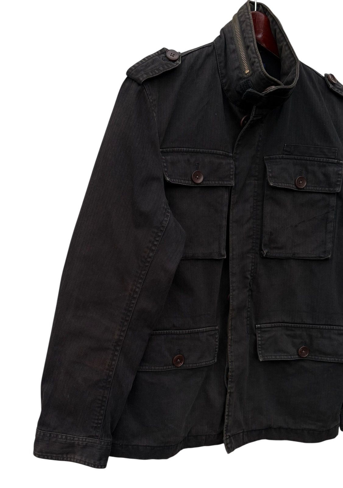 R.Newbold Faded R Newbold Paul Smith Tactical Military Hbt Jacket Size US S / EU 44-46 / 1 - 6 Thumbnail