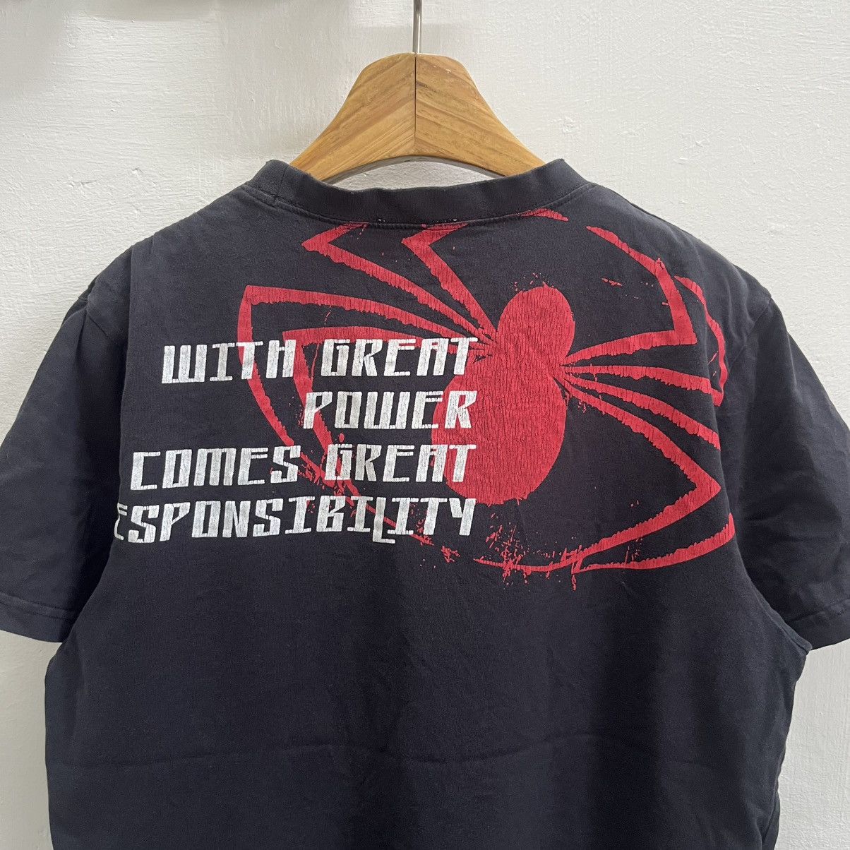 Marvel Comics Rare Vintage Spiderman AOP Quotes Tees Cartoon Size US S / EU 44-46 / 1 - 8 Thumbnail