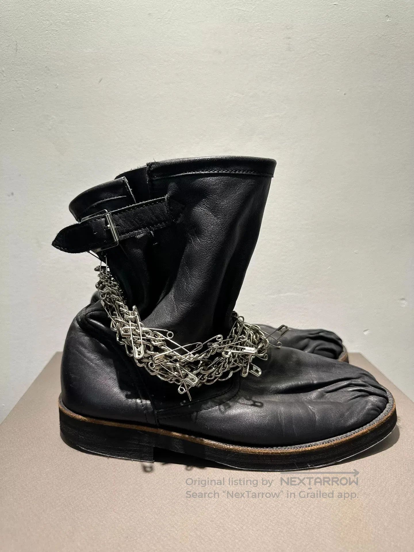 Comme des Garcons Homme Plus comme des garcons chain engineer boots. Size US 7.5 / EU 40-41 - 3 Thumbnail