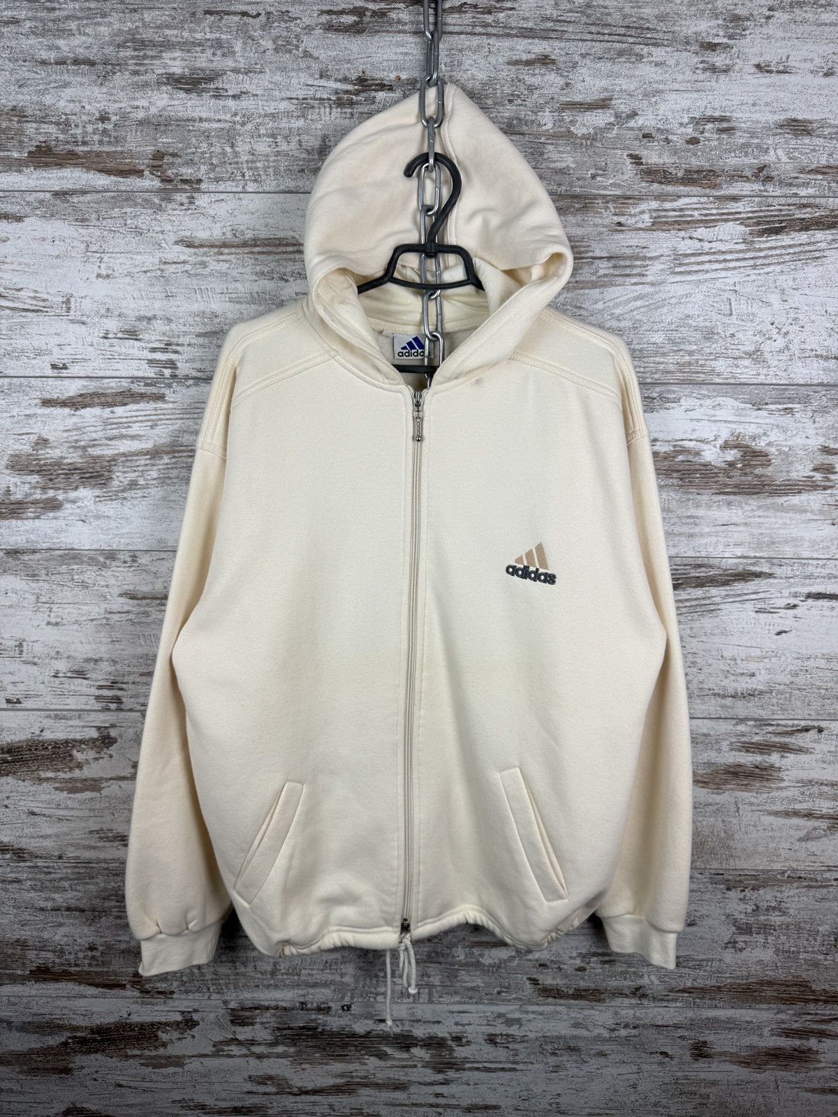 Adidas × Vintage Mens Vintage Adidas Zip Hoodie equipment jacket rare y2k Size US M / EU 48-50 / 2 - 2 Thumbnail