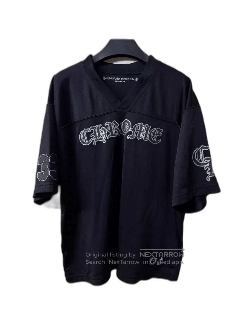 Chrome Hearts Chrome Hearts Black Ice Hockey Short Sleeve Shirt. Size US L / EU 52-54 / 3 - 1 Thumbnail