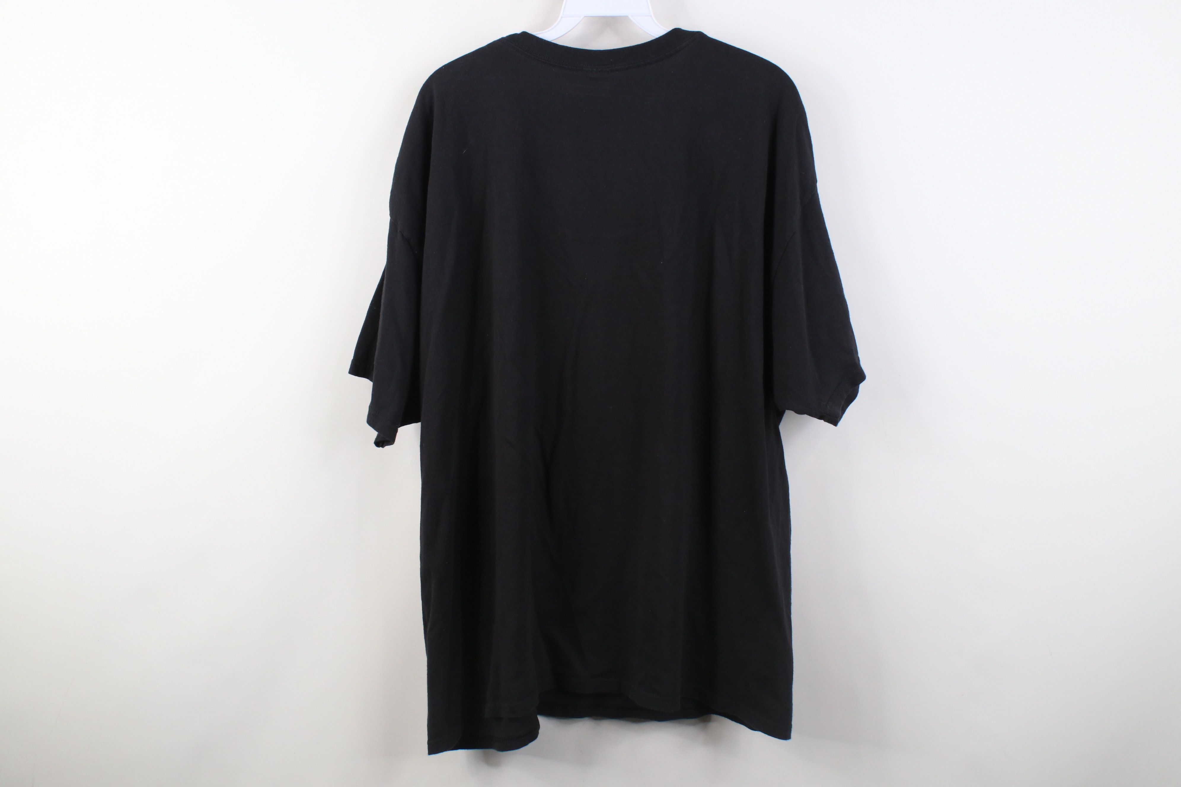 Vintage Vintage 90s Y2K Streetwear Short Sleeve T-Shirt Black Cotton Size US XL / EU 56 / 4 - 8 Thumbnail