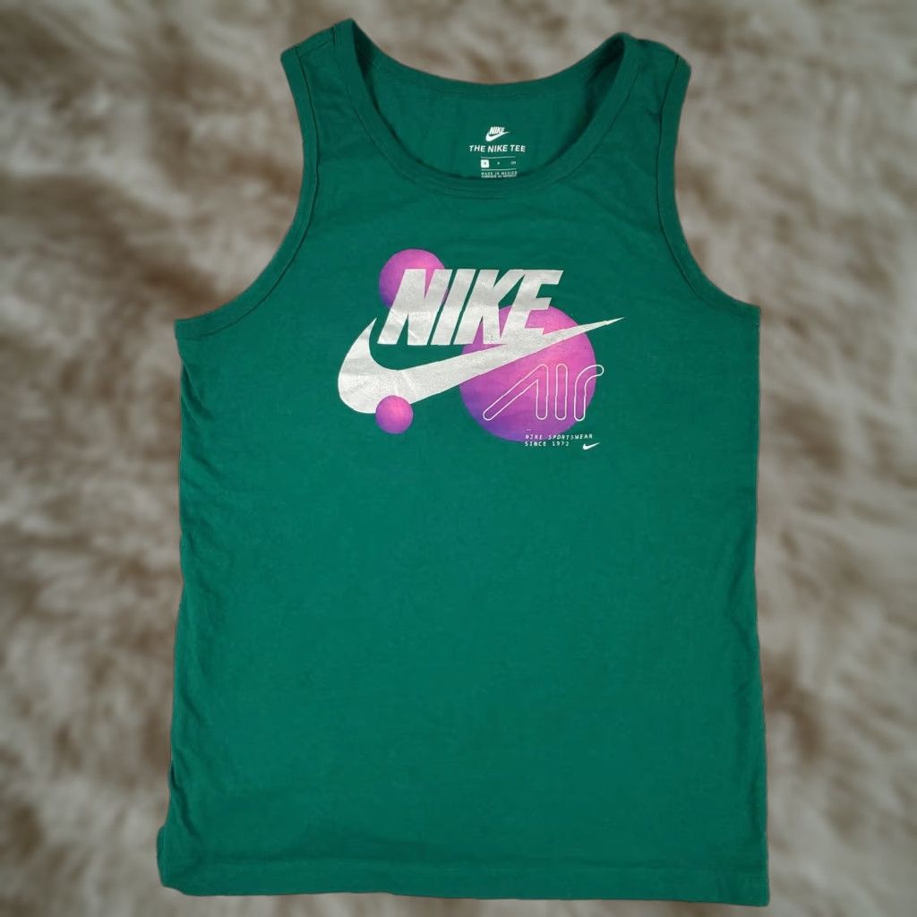 Nike Nike Men’s Small Green Athletic Tank Top Sleeveless Sportswear Gym Running Basketball Size US S / EU 44-46 / 1 - 1 Thumbnail