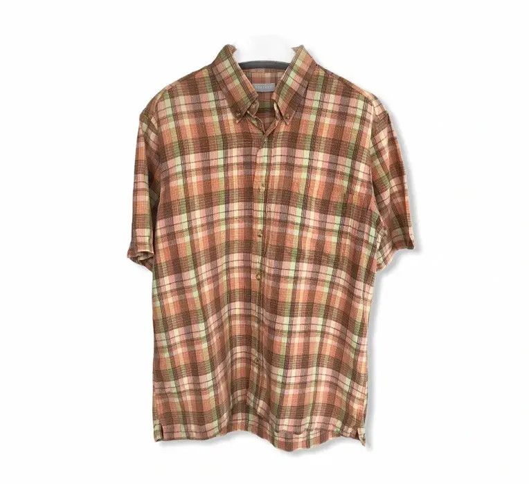 Flannel × Japanese Brand Japanese Brand Topvalu Plaid Tartan Button Shirt Size US M / EU 48-50 / 2 - 1 Thumbnail