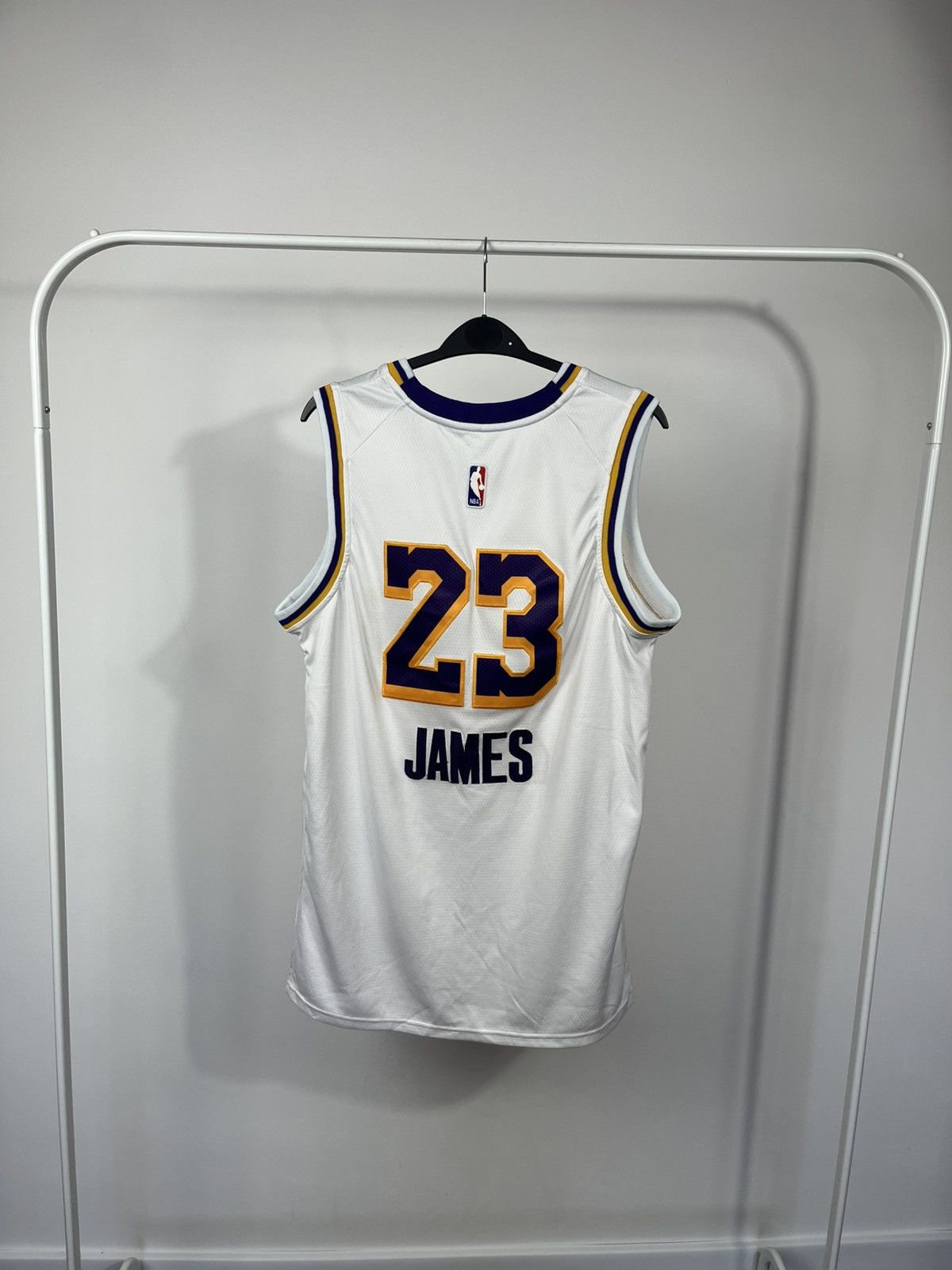 Nike Los Angeles Lakers #23 James White NBA Basketball Jersey Size US M / EU 48-50 / 2 - 7 Thumbnail