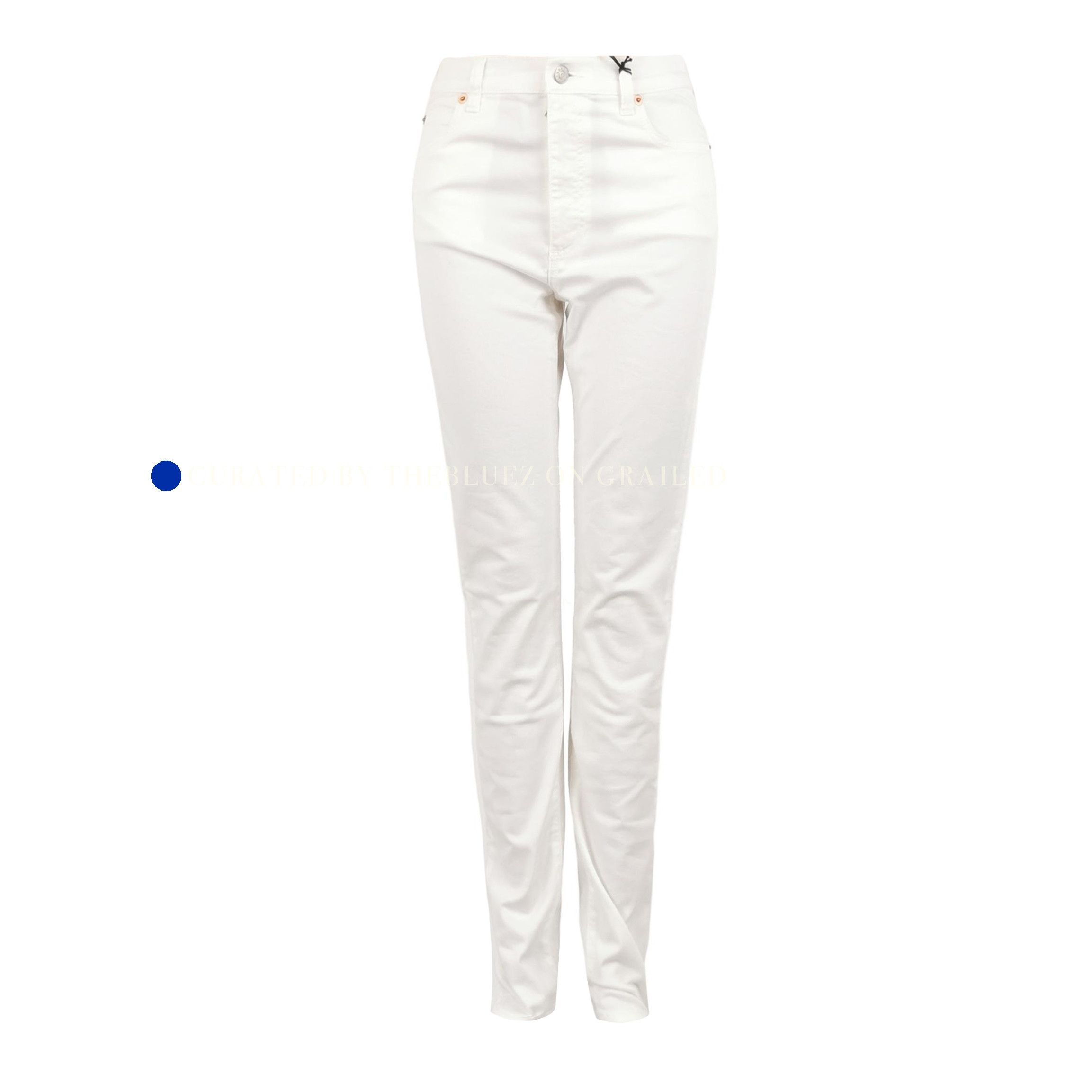 Gucci Classic White Logo Casual Pants Size US 30 / EU 46 - 1 Thumbnail
