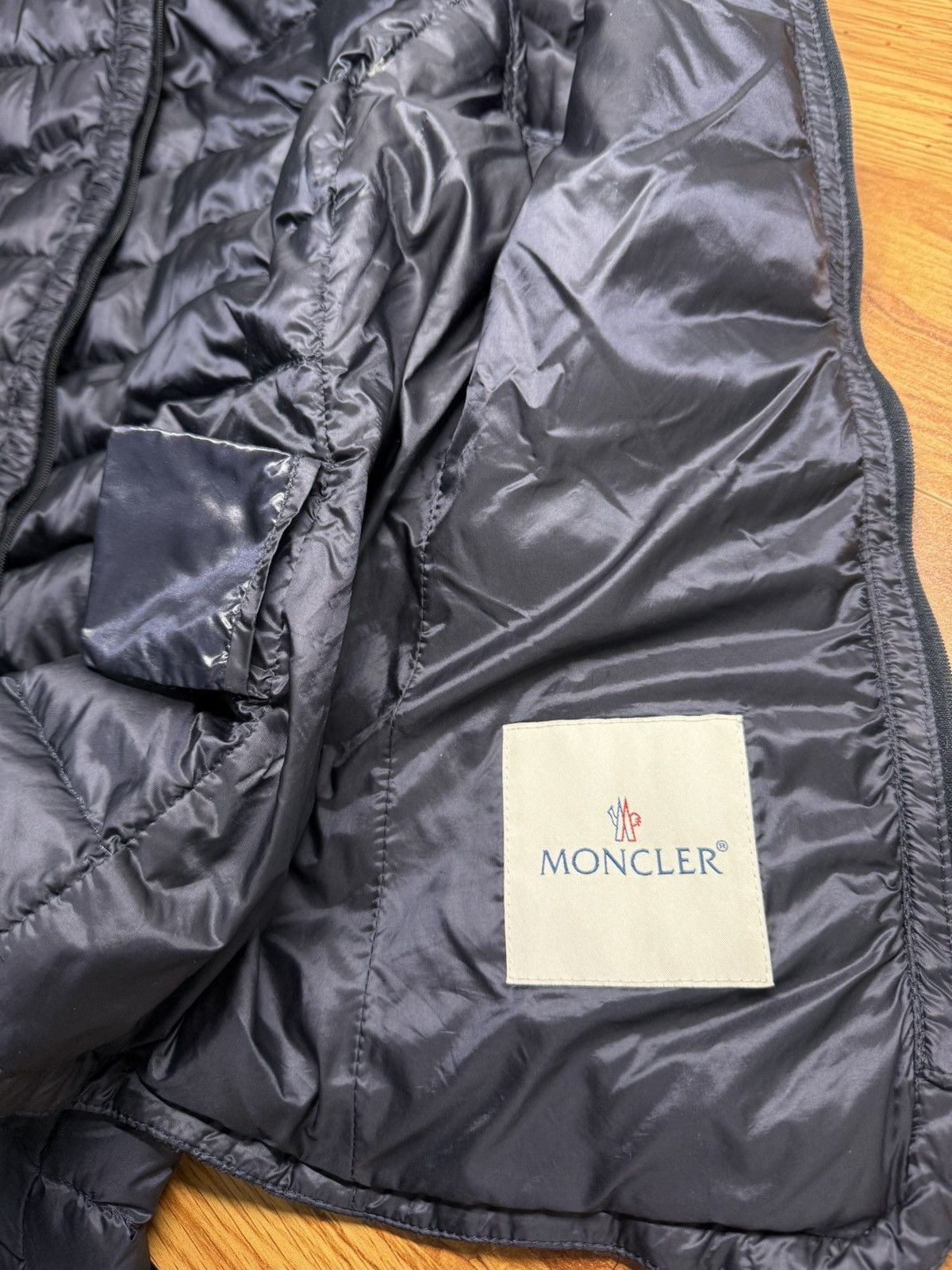 Moncler Moncler Girls Jacket Mayotte Size 14 Years Navy Blue Size XXS / US 00 / IT 34 - 14 Thumbnail