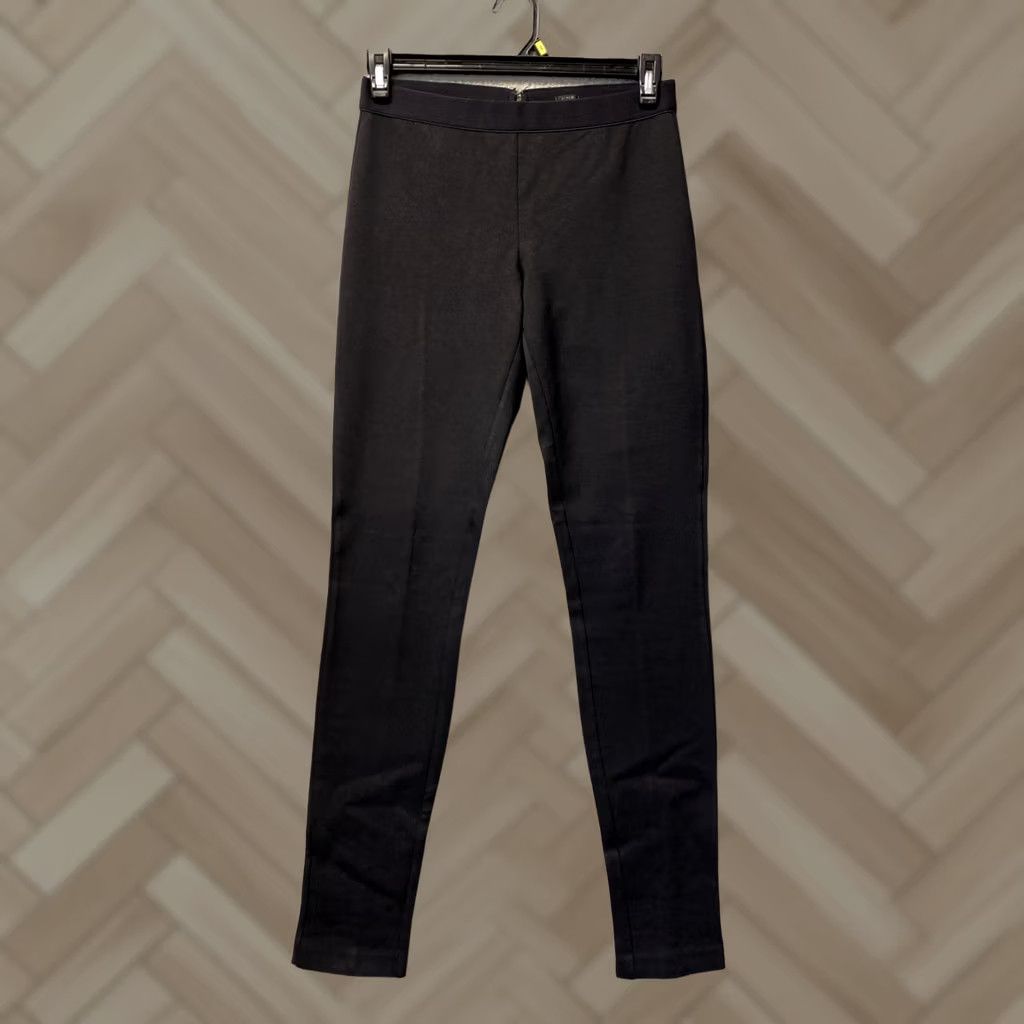 J.Crew VINTAGE J.CREW Leggings Ankle-zip Black 8T Women Regular Stretch Ponte 32 in Inseam Adults Girls Boys Mens Womens Size 30" / US 8 / IT 44 - 1 Thumbnail