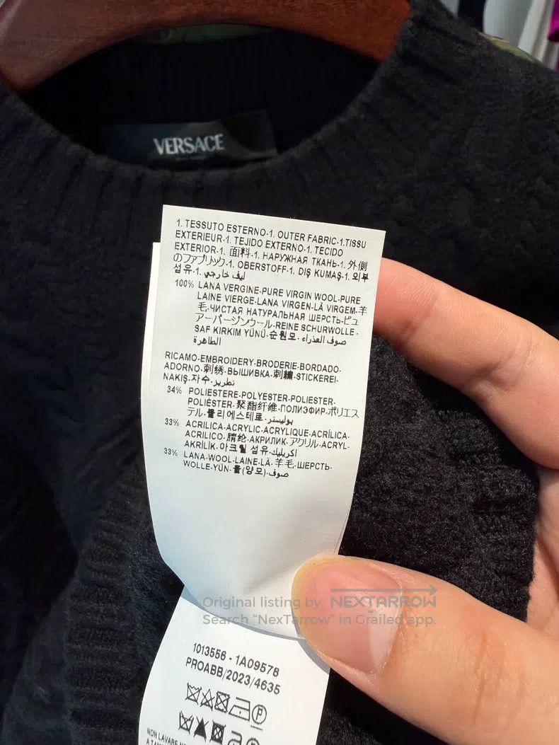 Versace Versace Classic Medusa wool sweater knit Size US M / EU 48-50 / 2 - 5 Thumbnail
