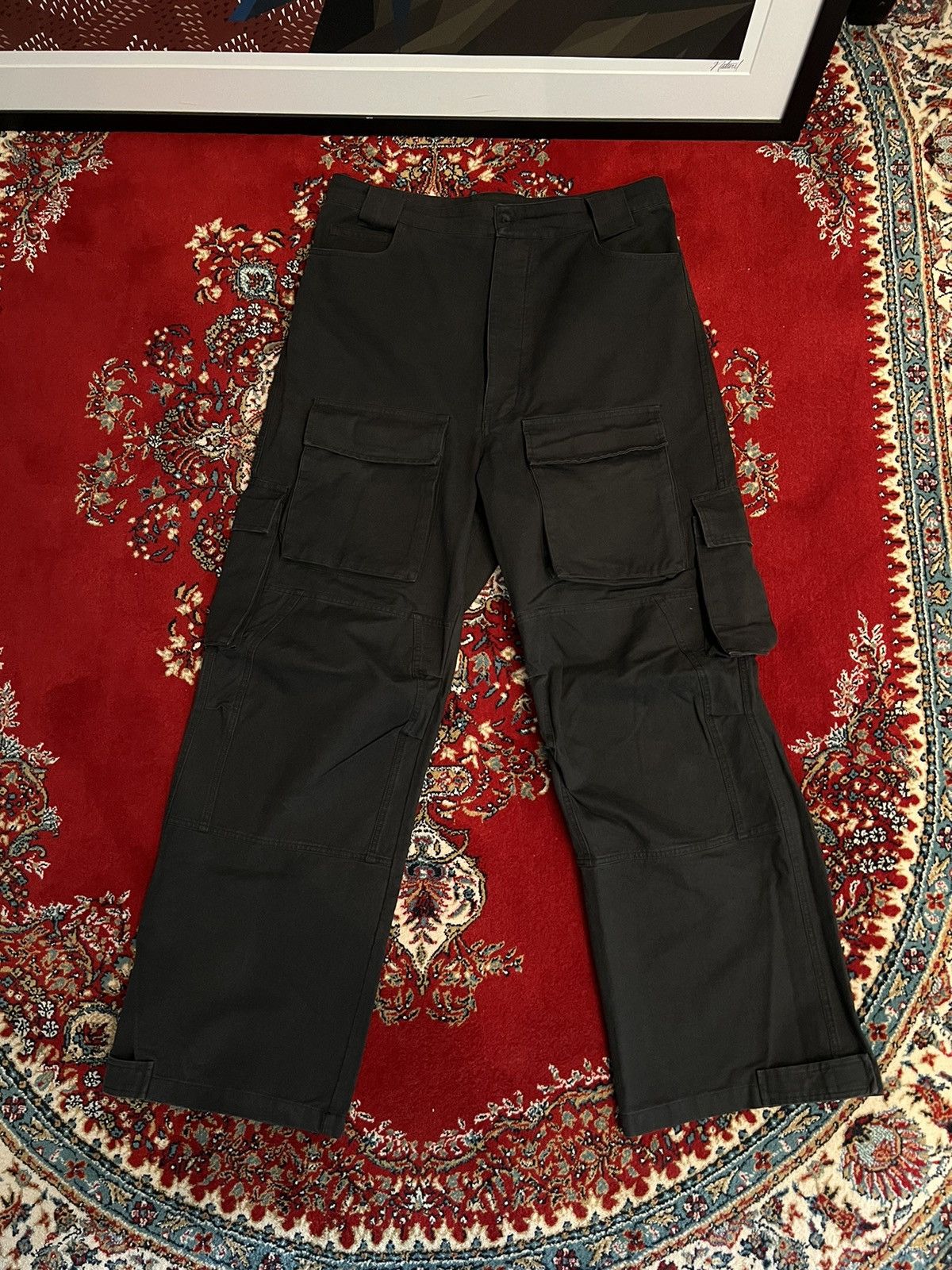 image of Ojardorf Cargo Pants in Black, Men's (Size 34)