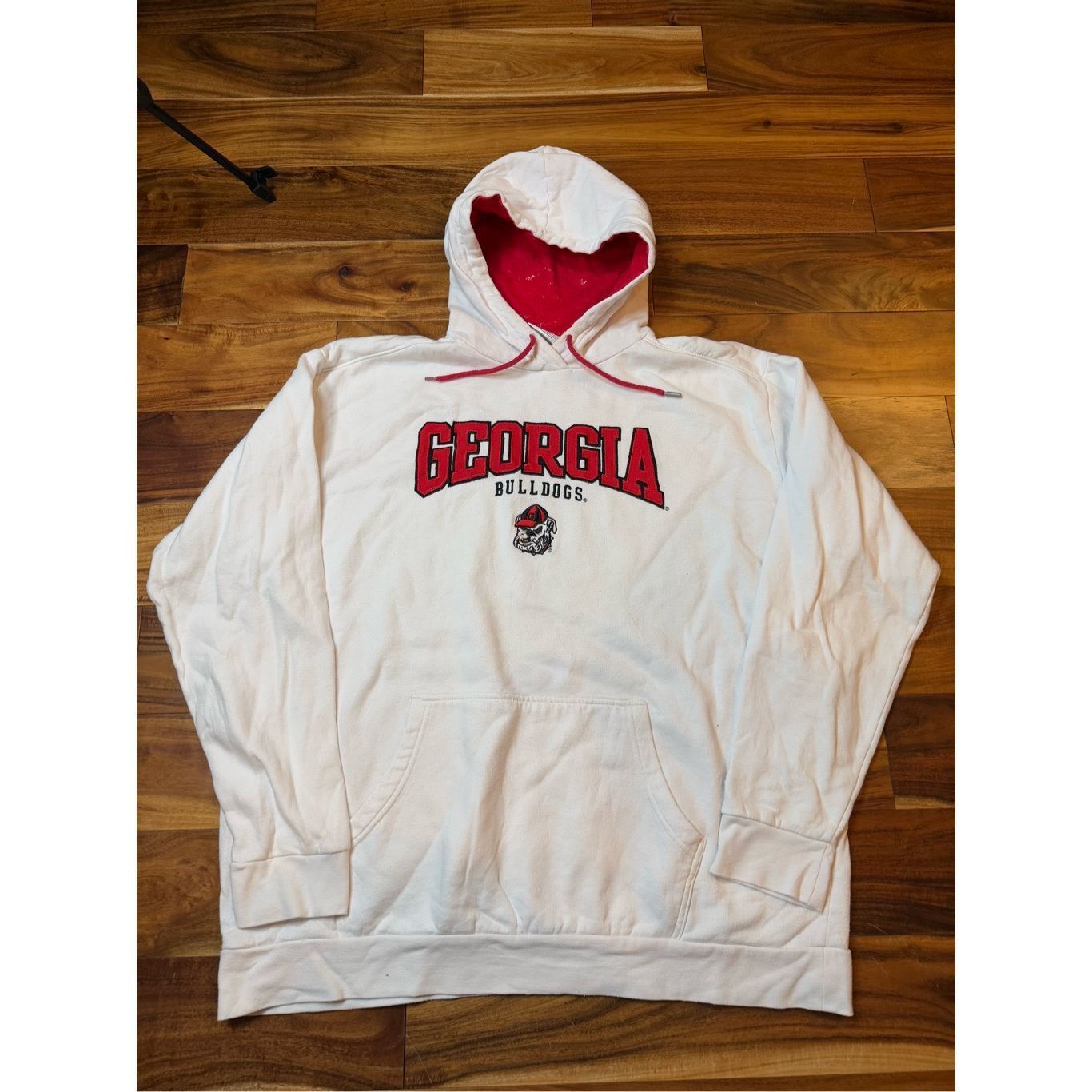 Champion Size XXL - Y2K Vintage champion Georgia Bull Dogs Red white Hoodie Sweatshirt Size US XXL / EU 58 / 5 - 1 Thumbnail