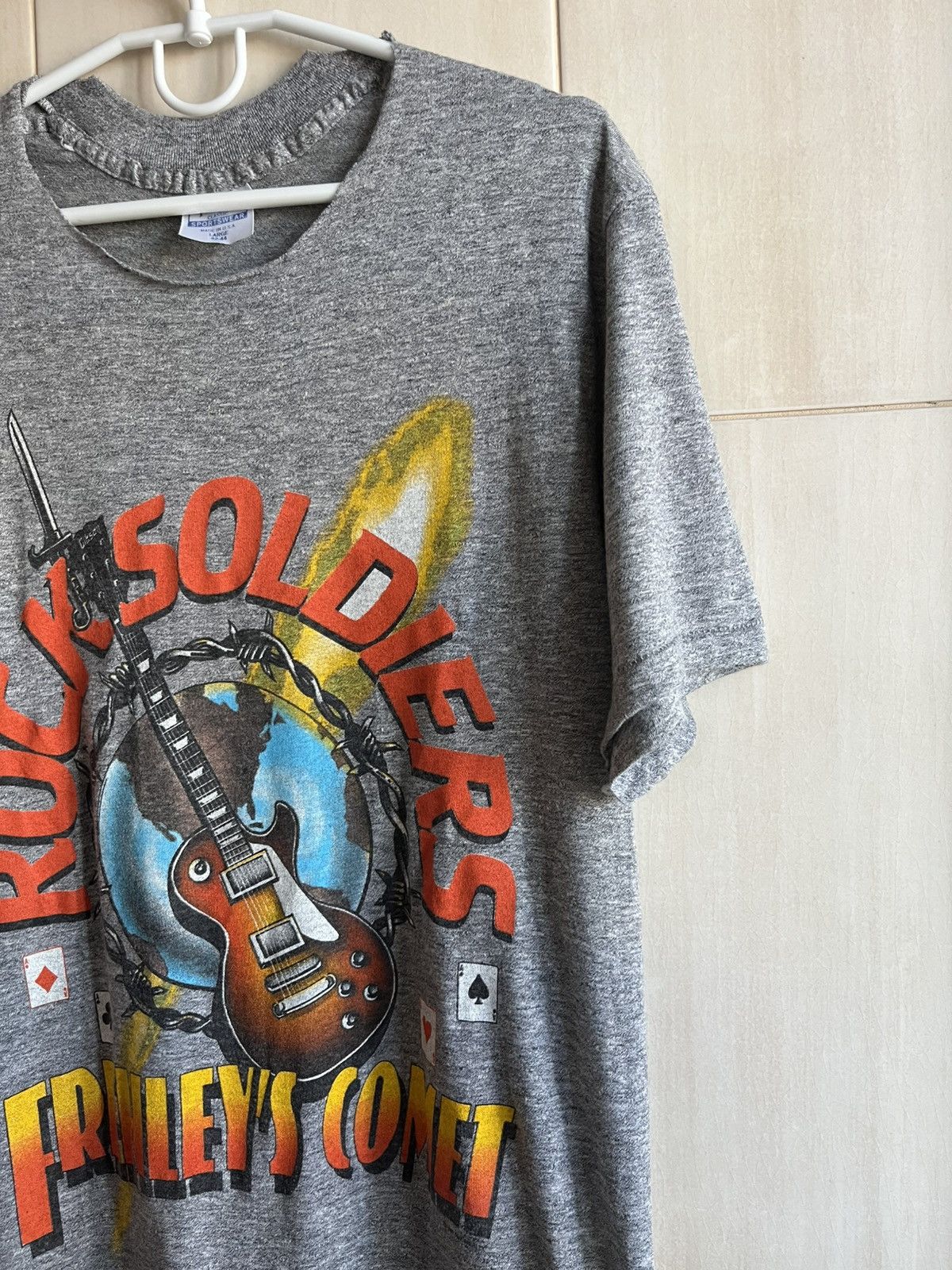 Vintage ACE FREHLEY Vintage Concert T-Shirt Frehley's Comet Rock Size US L / EU 52-54 / 3 - 3 Thumbnail