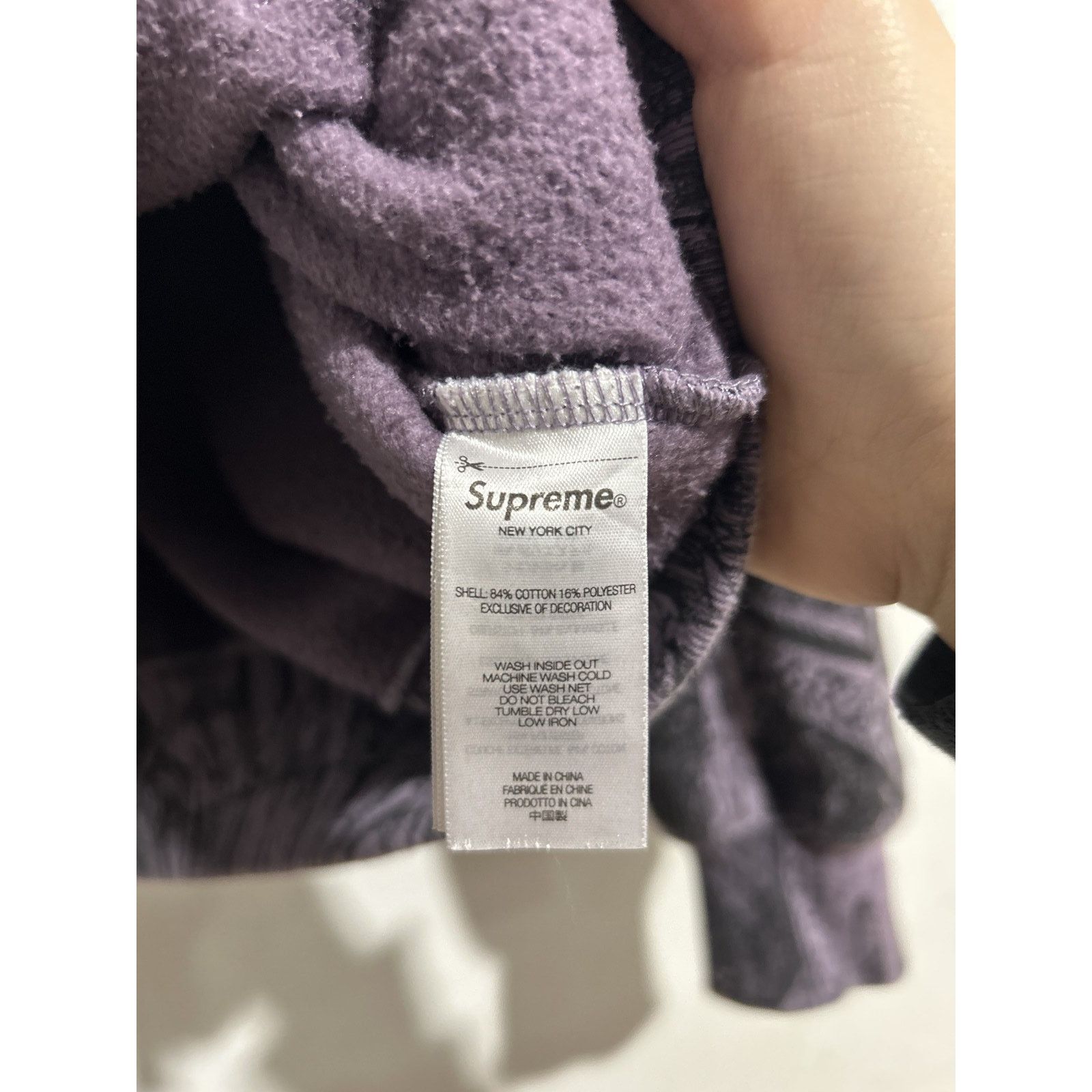 Supreme SUPREME LIBERTY DUSTY PURPLE HOODIE SIZE SMALL PREOWNED Size US S / EU 44-46 / 1 - 7 Thumbnail