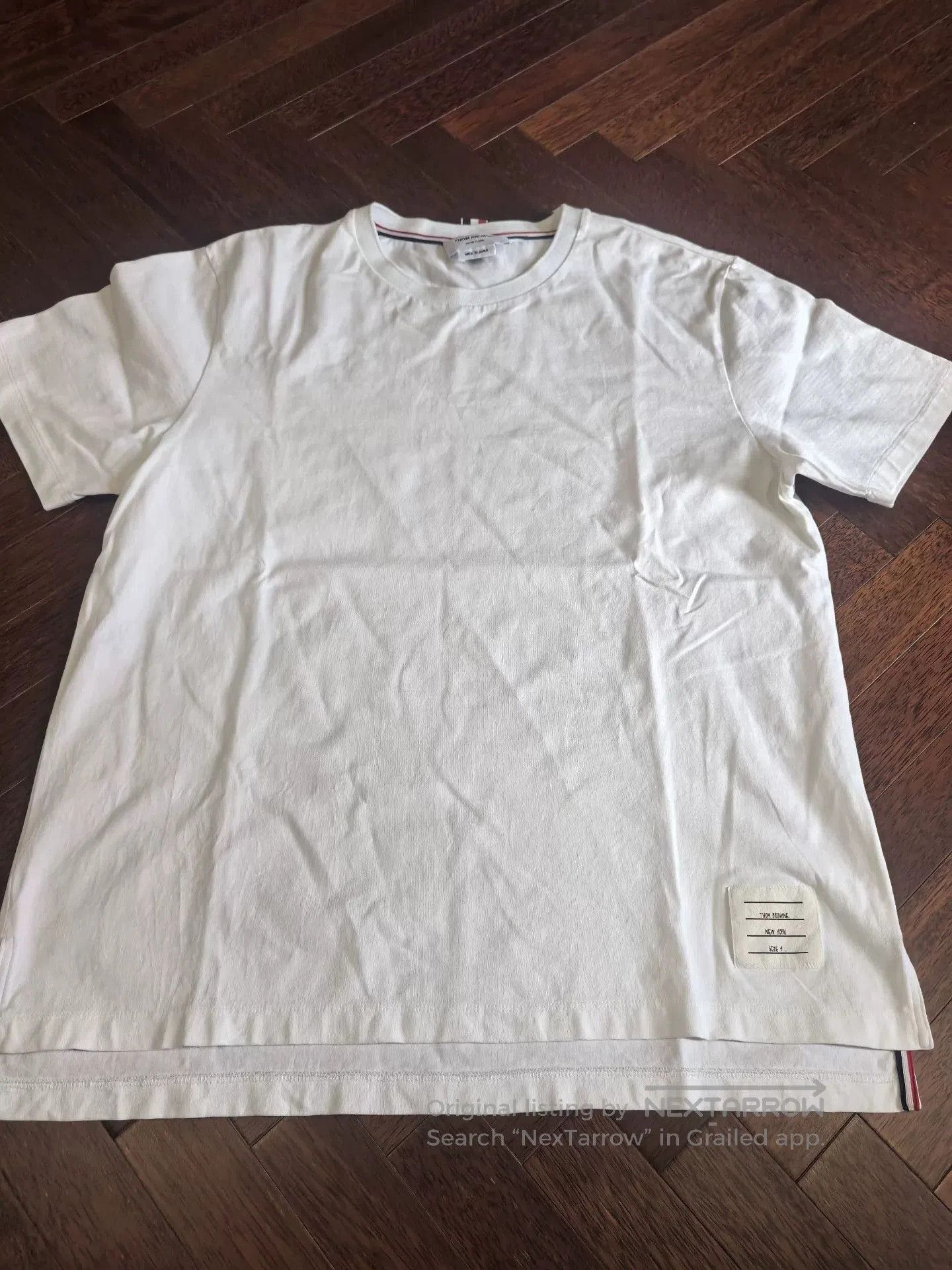Thom Browne THOM BROWNE White Short. Size US XL / EU 56 / 4 - 1 Thumbnail