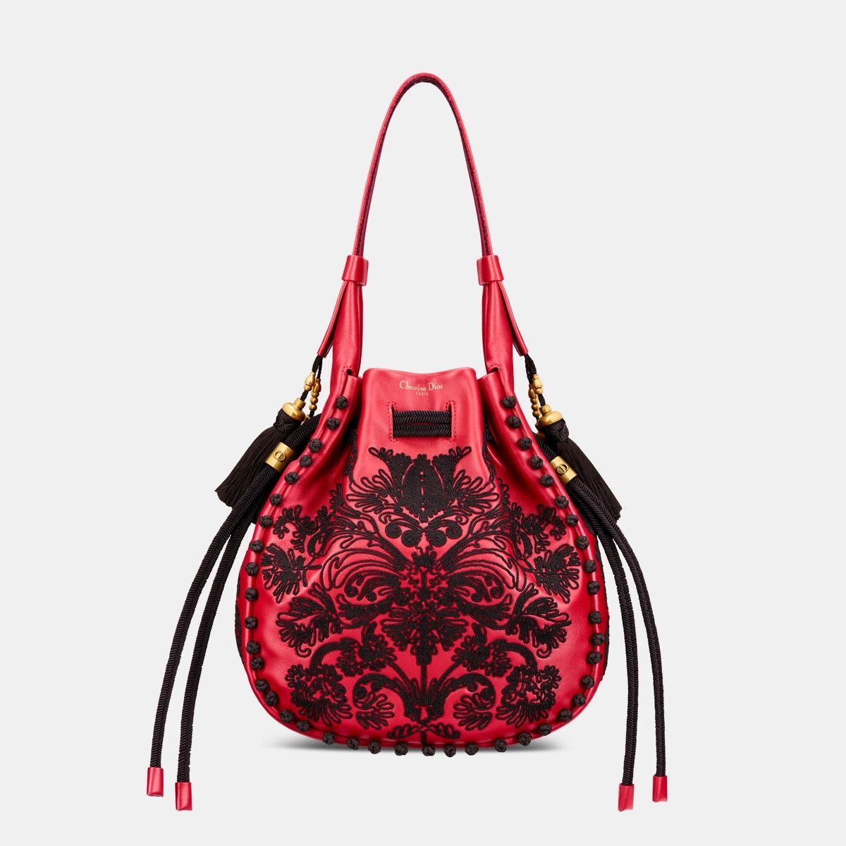 Dior o1bcso1str1124 Size: OS / Hobo Bucket Bag in Red/Black Size ONE SIZE - 2 Thumbnail