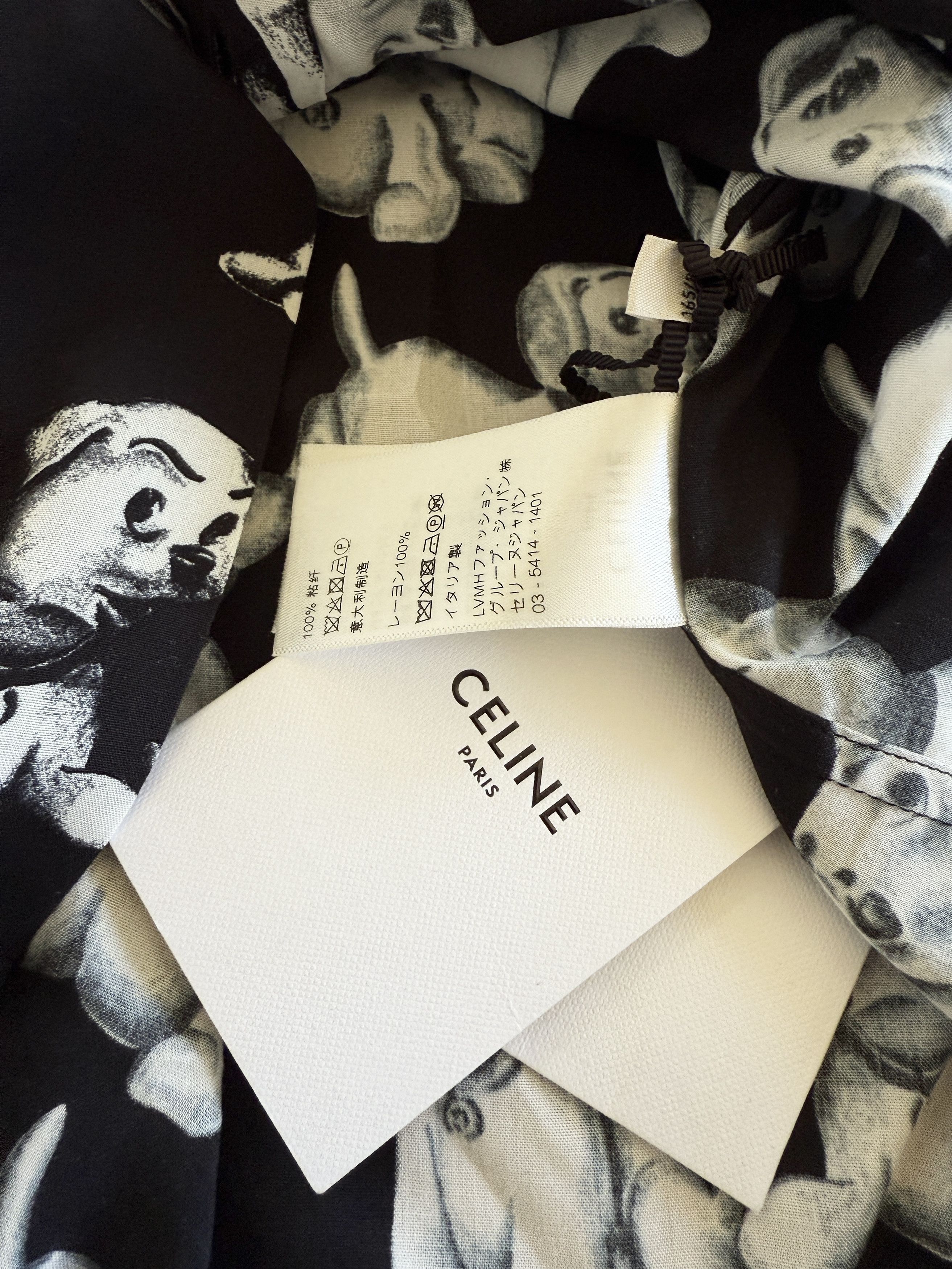 Celine Celine Dalmations Button Up NWT Size US XL / EU 56 / 4 - 14 Thumbnail