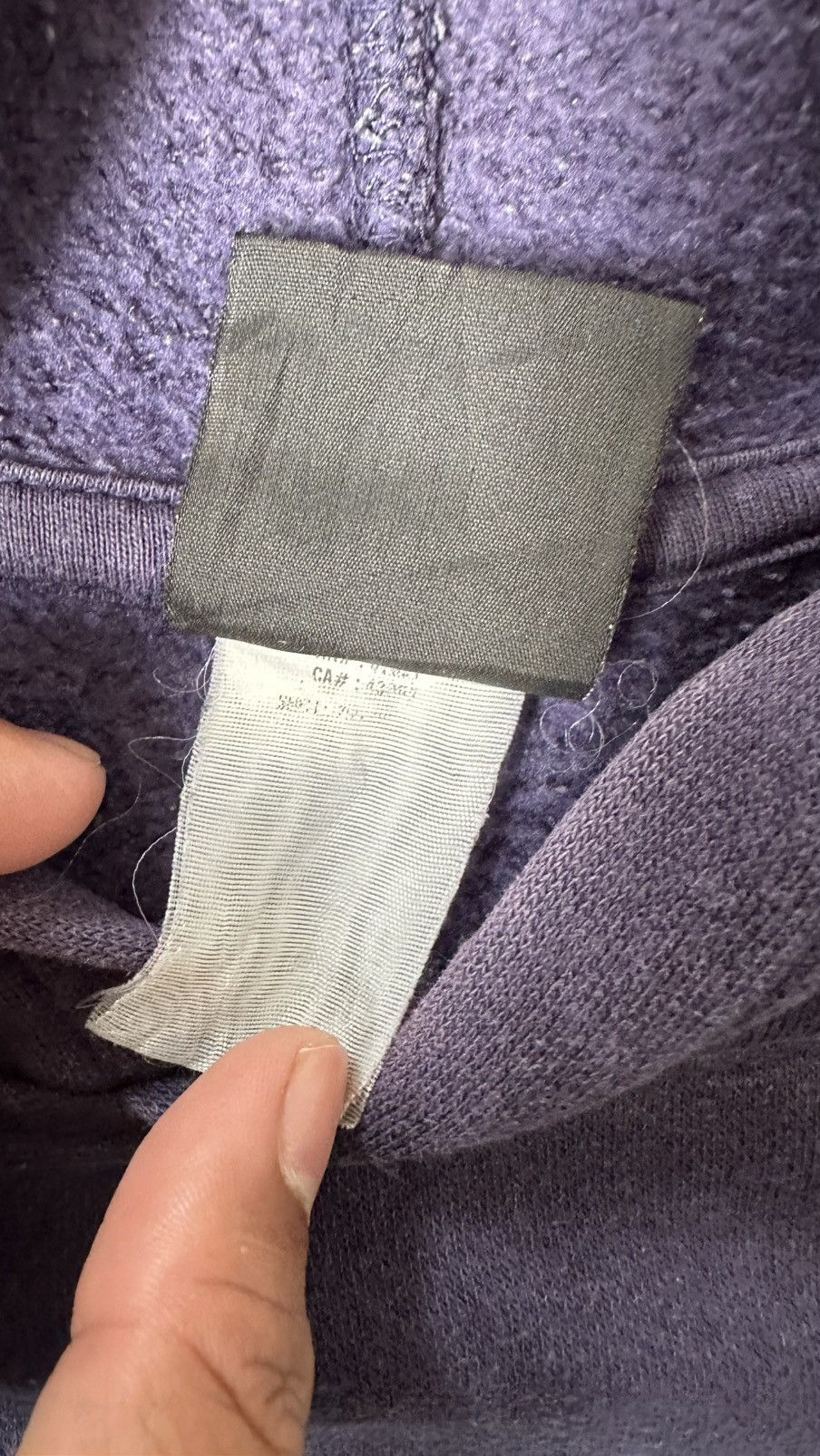 Genuine Leather VINTAGE NOTRE DAME WELL FADED HOODIE Size US M / EU 48-50 / 2 - 7 Thumbnail
