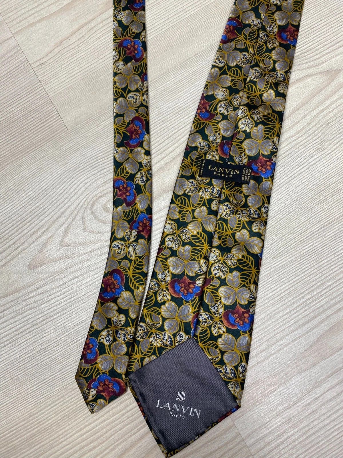 Lanvin Lanvin Paris Silk 100% Tie Size ONE SIZE - 2 Thumbnail