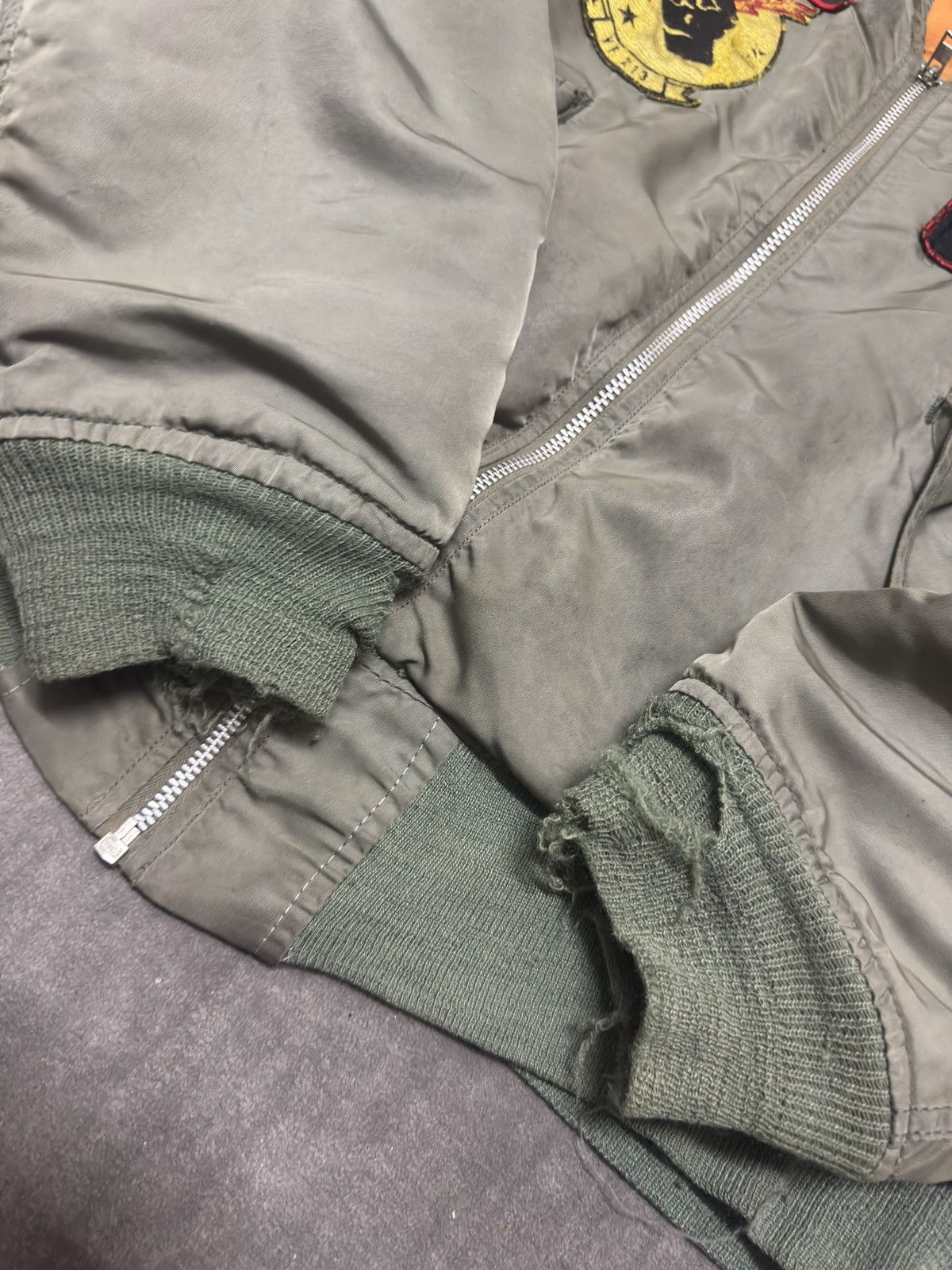 Vintage RARE VINTAGE 80’s TOP GUN BY PARAMOUNT BOMBER WITH SIGNATURE Size US M / EU 48-50 / 2 - 4 Thumbnail