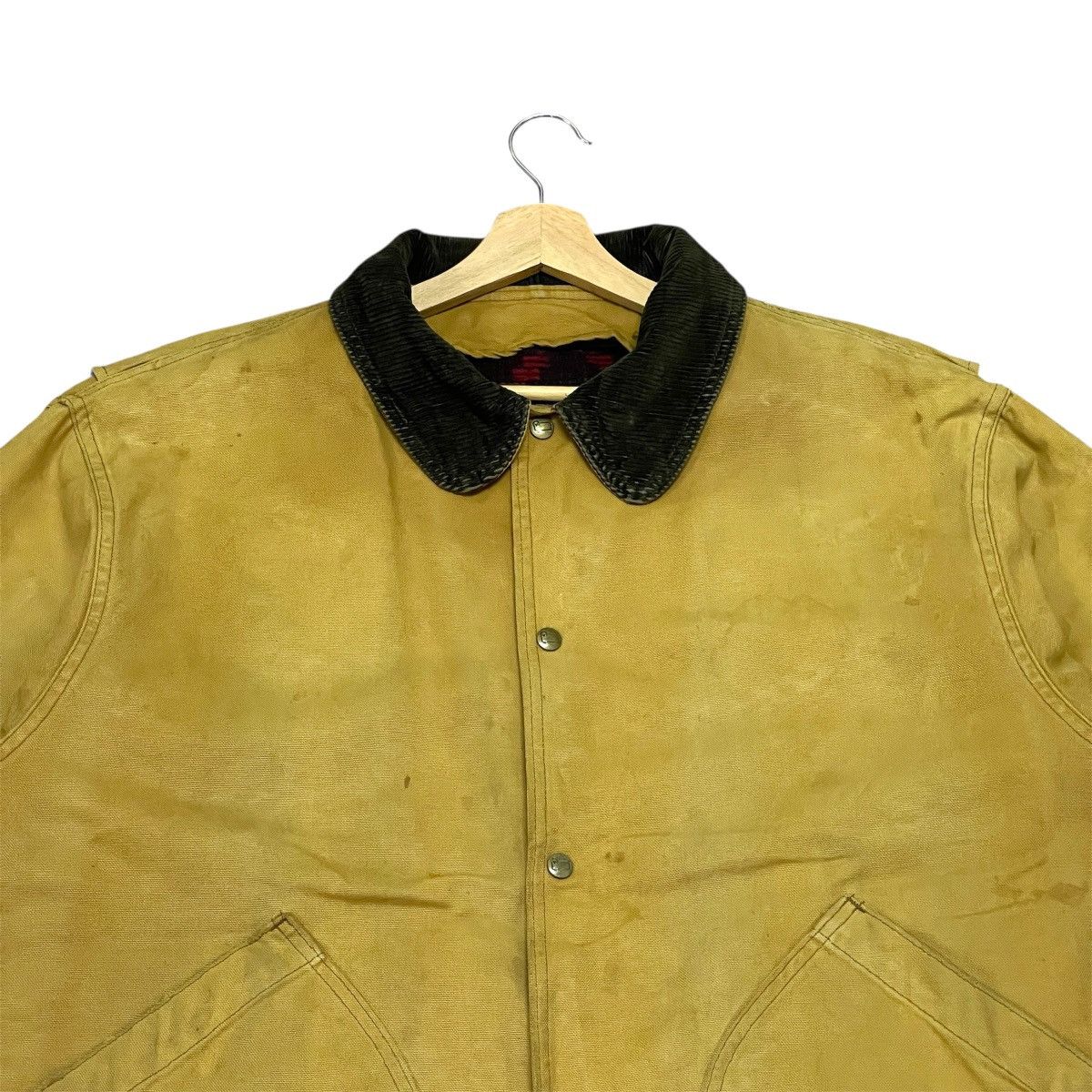 Woolrich Woolen Mills Vintage 90s Woolrich Made in USA Canvas Chore Hunting Jacket Size US XL / EU 56 / 4 - 7 Thumbnail