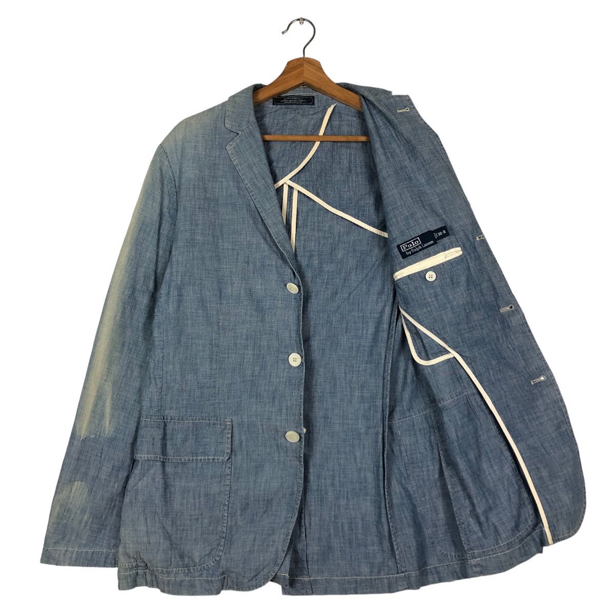 Polo Ralph Lauren 🔥Vintage Polo Ralph Lauren Chore Jacket Sun Faded Design Size US M / EU 48-50 / 2 - 12 Thumbnail