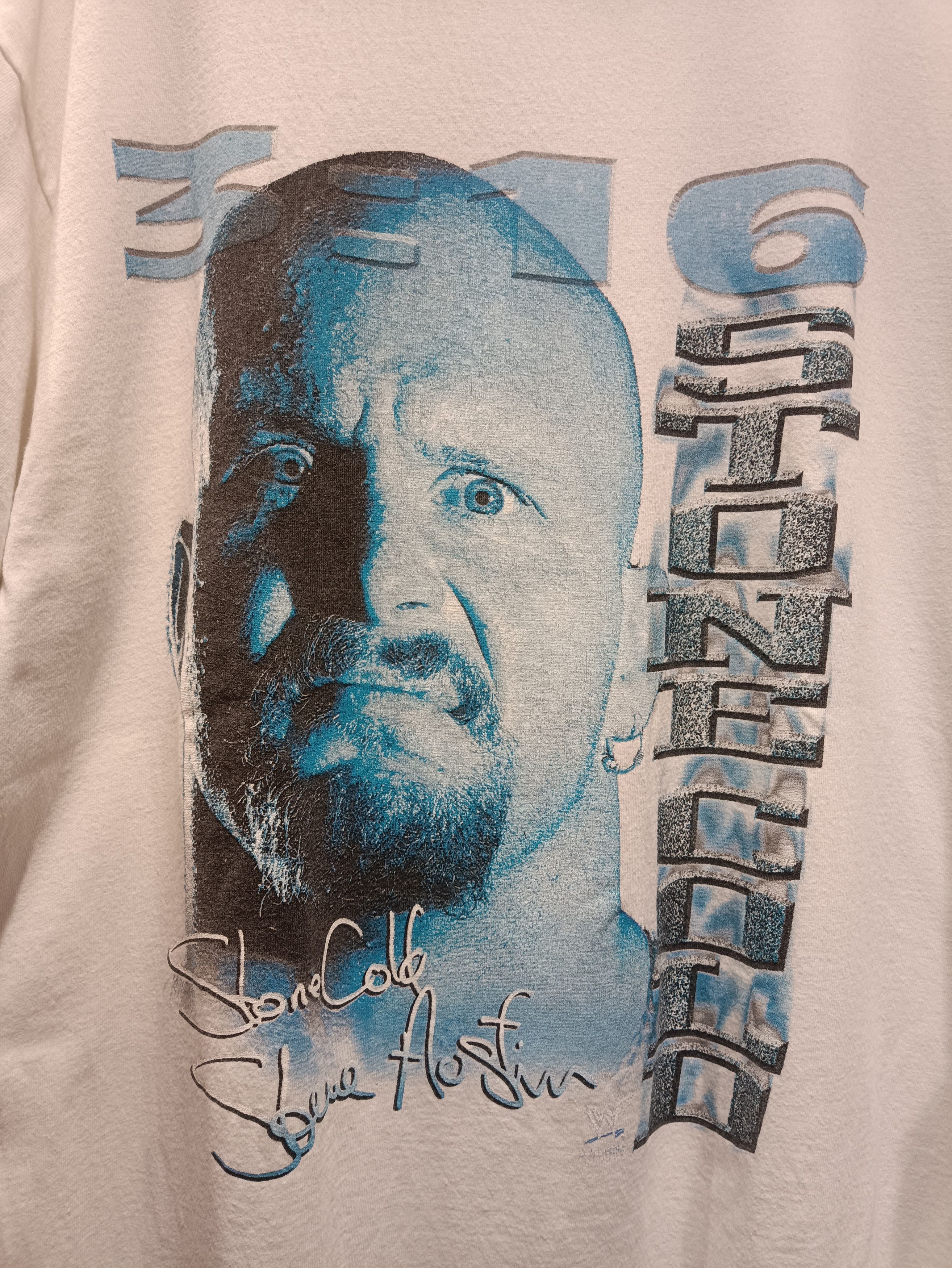 Vintage × WWE vintage wwe stone cold 3=16 big print Size US XL / EU 56 / 4 - 2 Thumbnail