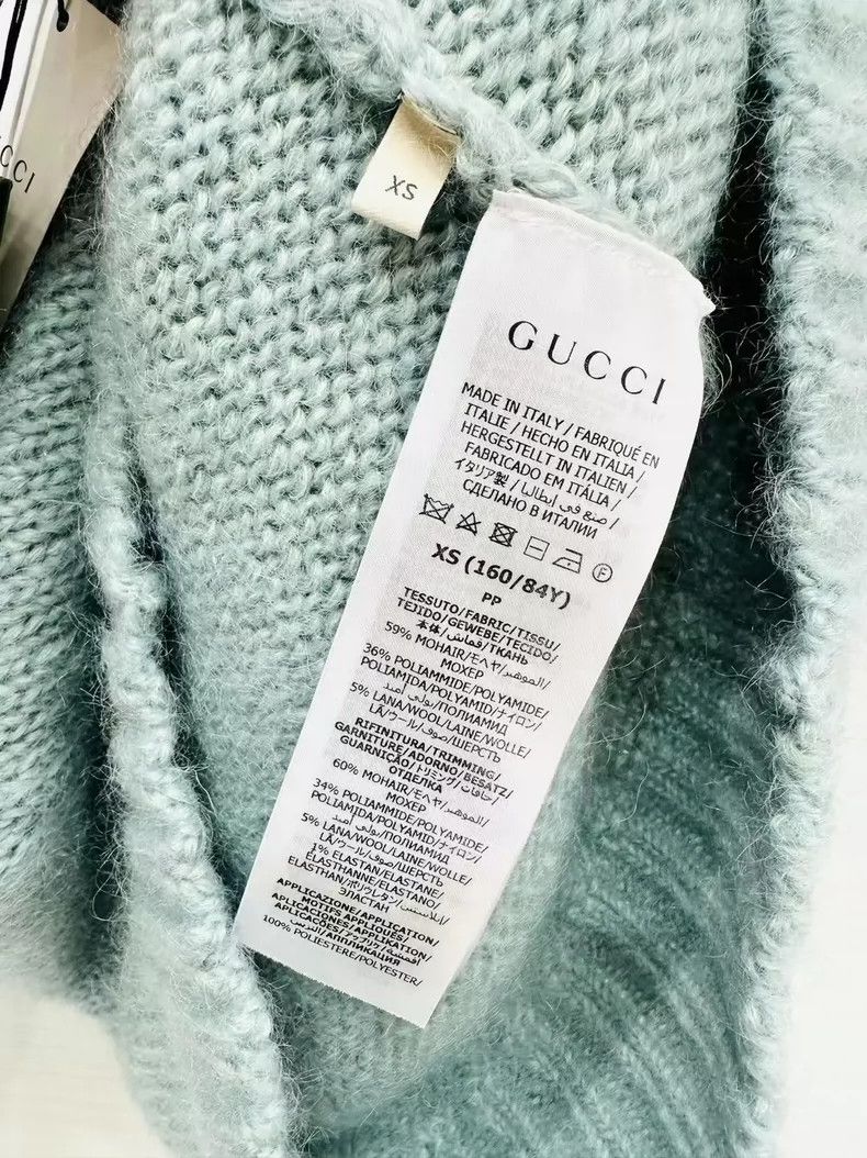 Gucci GucciSmog blue knitted sweater 2503-Nextarrow Size XS / US 0-2 / IT 36-38 - 5 Thumbnail