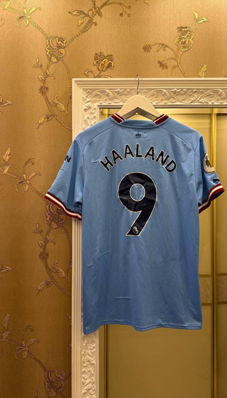 Puma MANCHESTER CITY 2022 2023 HAALAND HOME SHIRT FOOTBALL SOCCER Size US L / EU 52-54 / 3 - 2 Thumbnail
