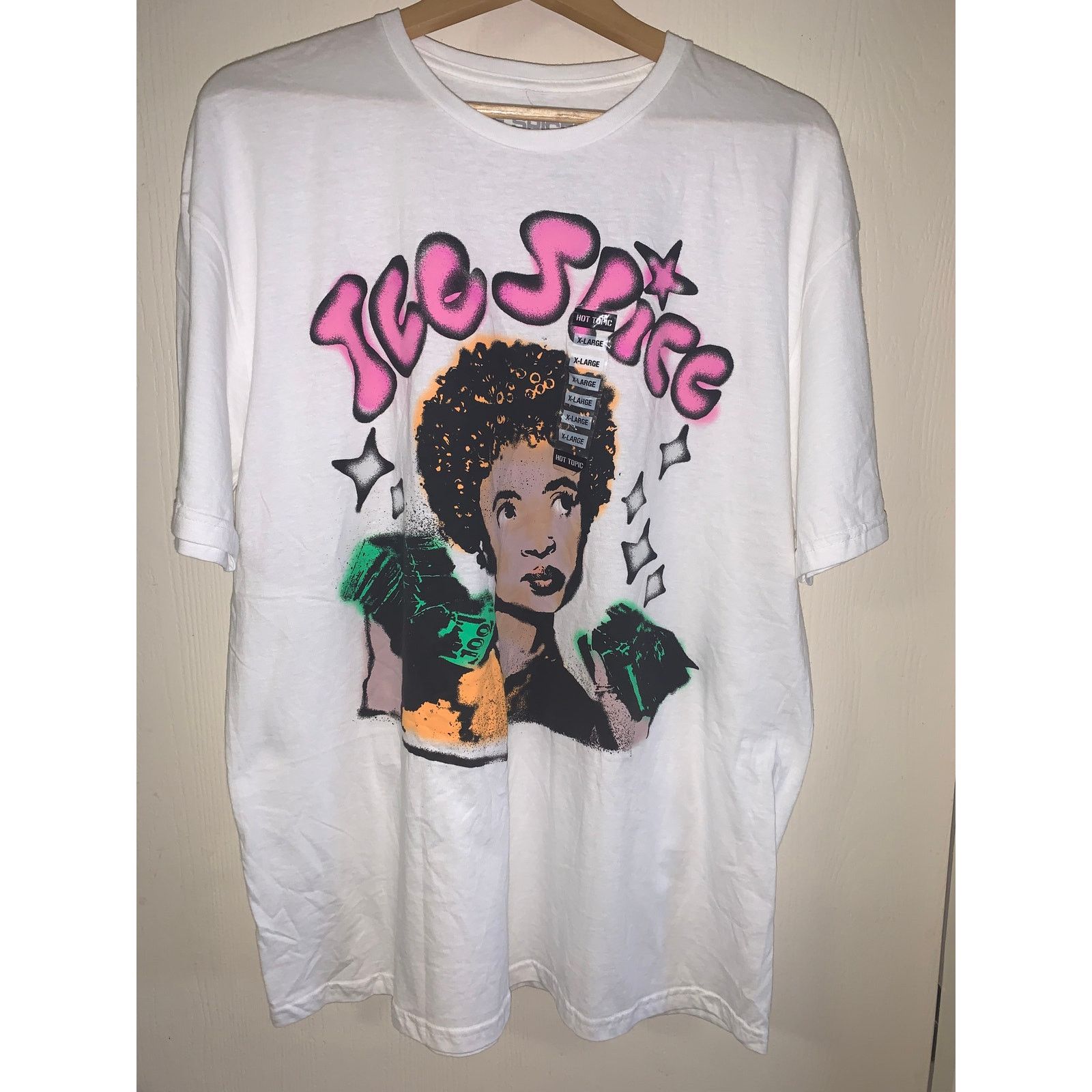 Hot Topic Ice Spice Graphic T-Shirt White Men’s XL NWT Size US XL / EU 56 / 4 - 5 Thumbnail