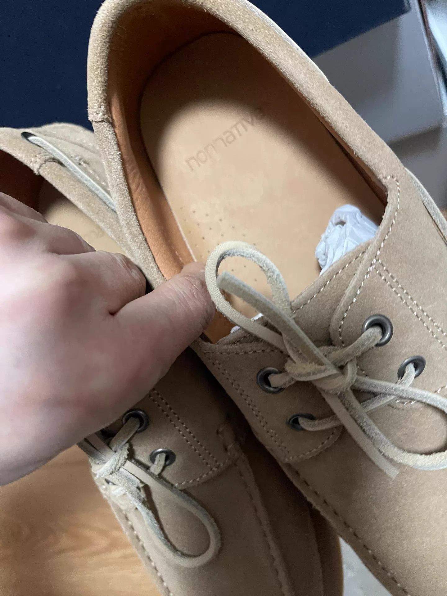 Nonnative nonnative OFFICER DECK Cow Leather 25SS LIKE NEW 41 JP260 Size US 8 / EU 41 - 3 Thumbnail