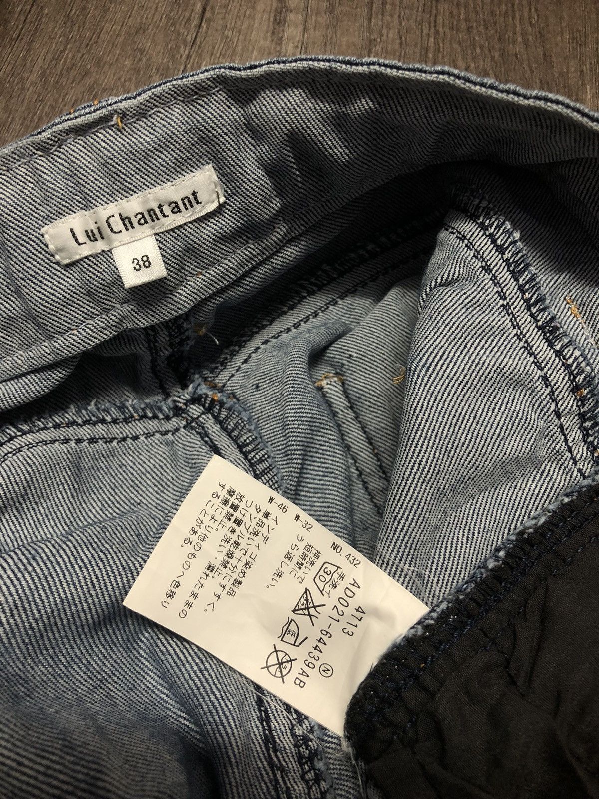 Designer × Japanese Brand Lui Chantant Multi Pocket Jeans Cargo Style Unisex Design Size US 32 / EU 48 - 20 Thumbnail