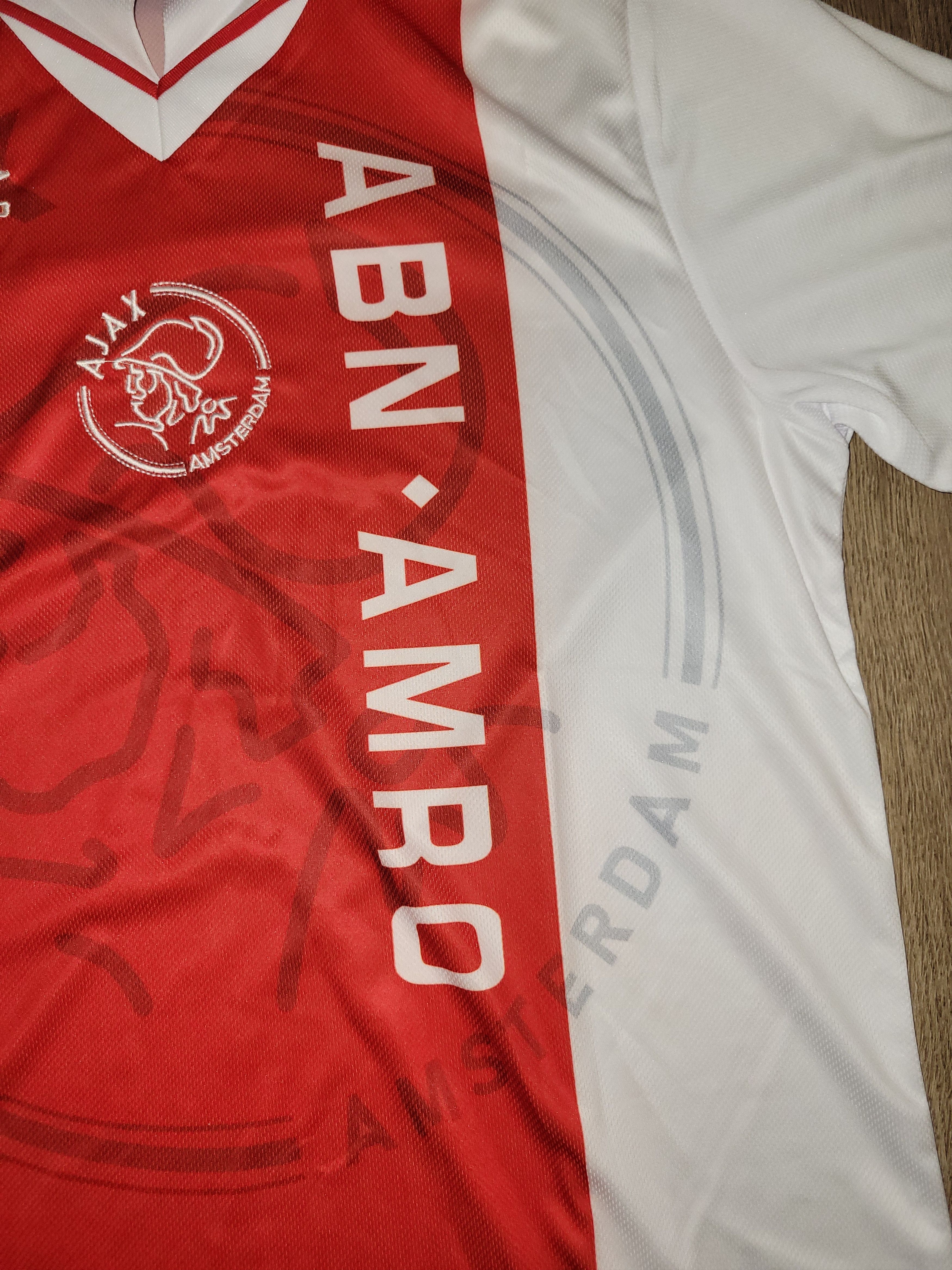 Other Ajax Amsterdam 1995/1996 Vintage Soccer Jersey trikot Size US L / EU 52-54 / 3 - 5 Thumbnail
