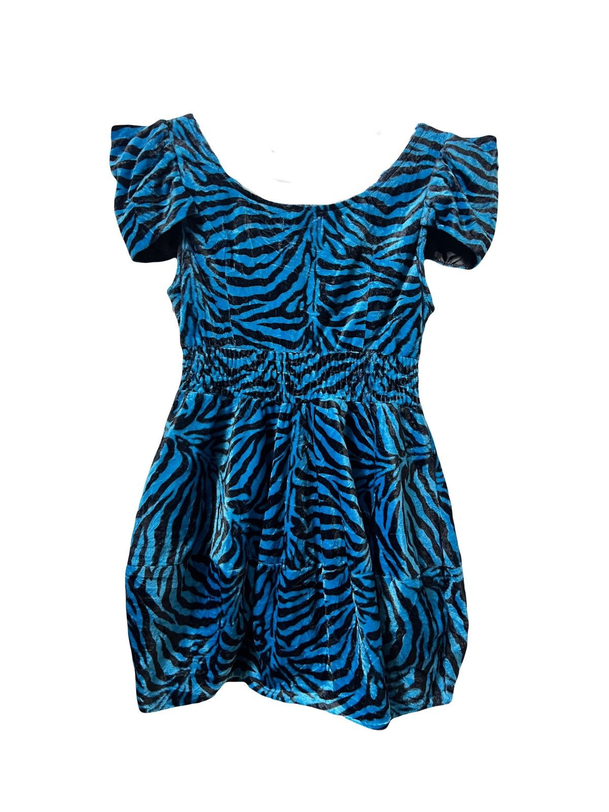 Tripp NYC Vintage zebra velvet pumpkin dress💙🦓 Size S / US 4 / IT 40 - 2 Thumbnail