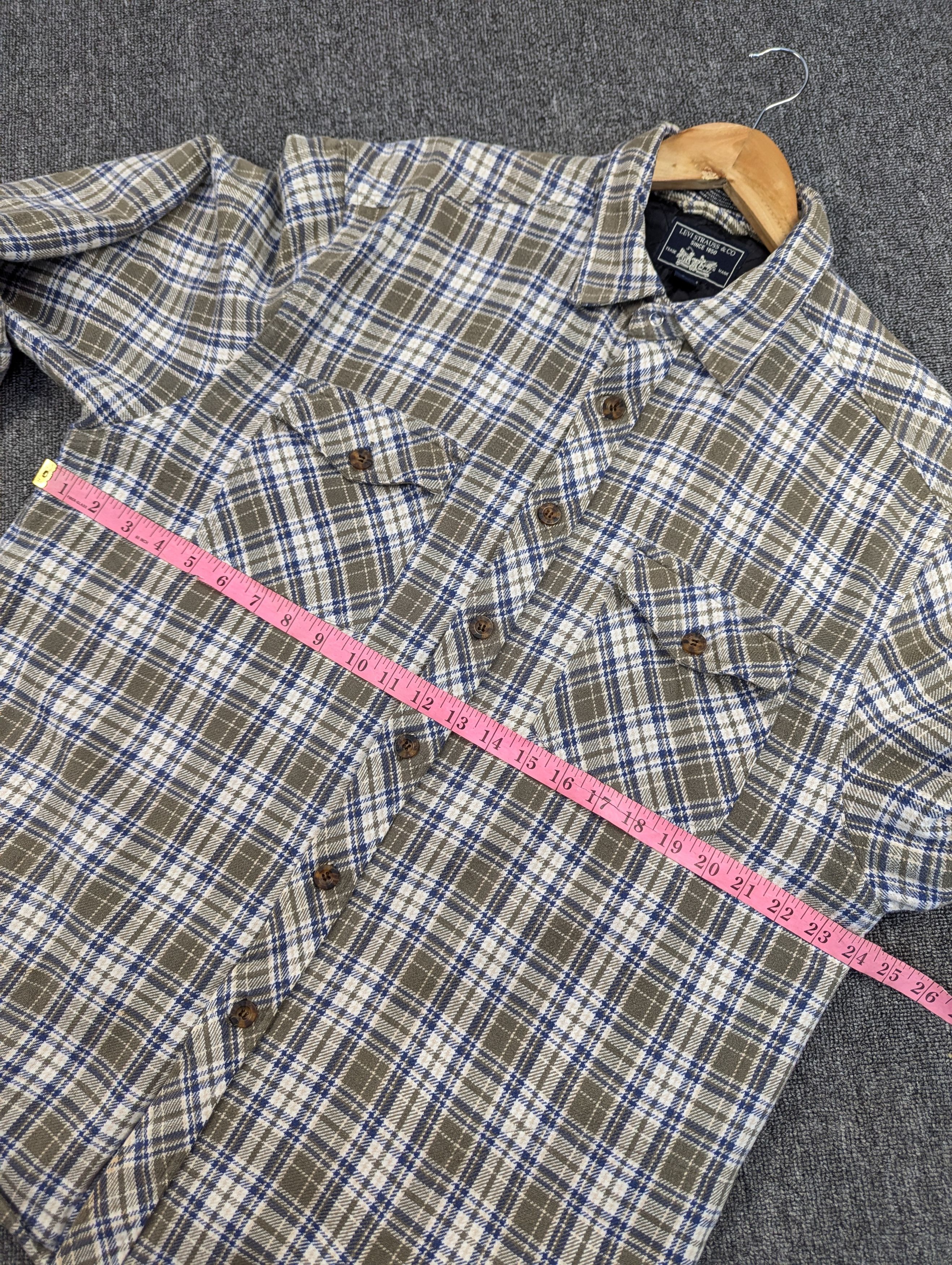 Levi's Levi's Strauss Quilted Lined Flannel Button Ups Jacket Size US L / EU 52-54 / 3 - 17 Thumbnail