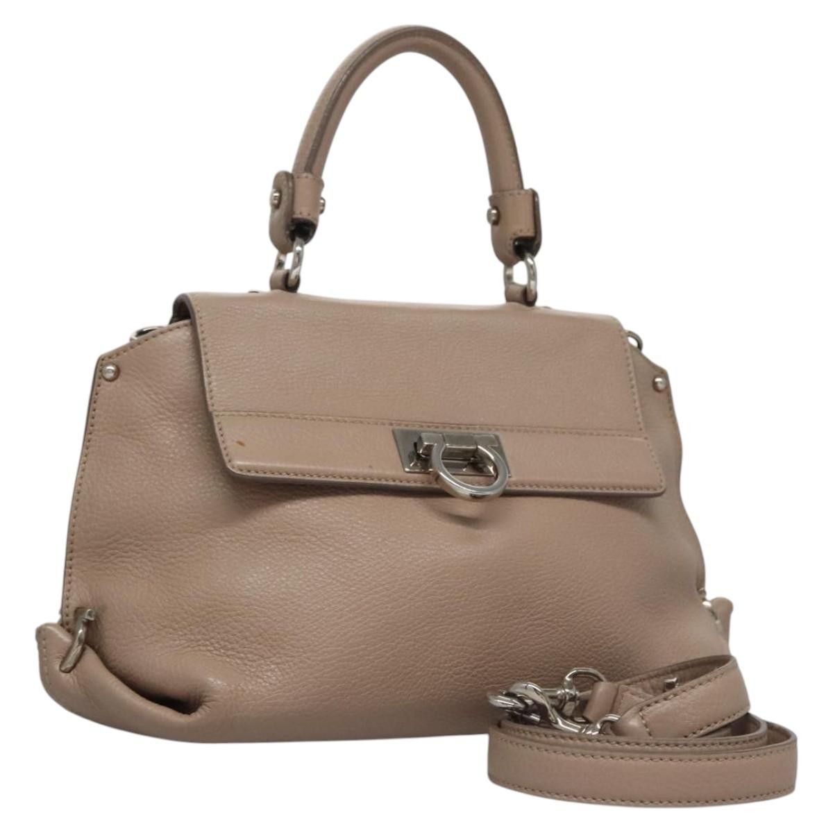 Salvatore Ferragamo Salvatore Ferragamo Sofia Satchel Leather Size ONE SIZE - 1 Thumbnail