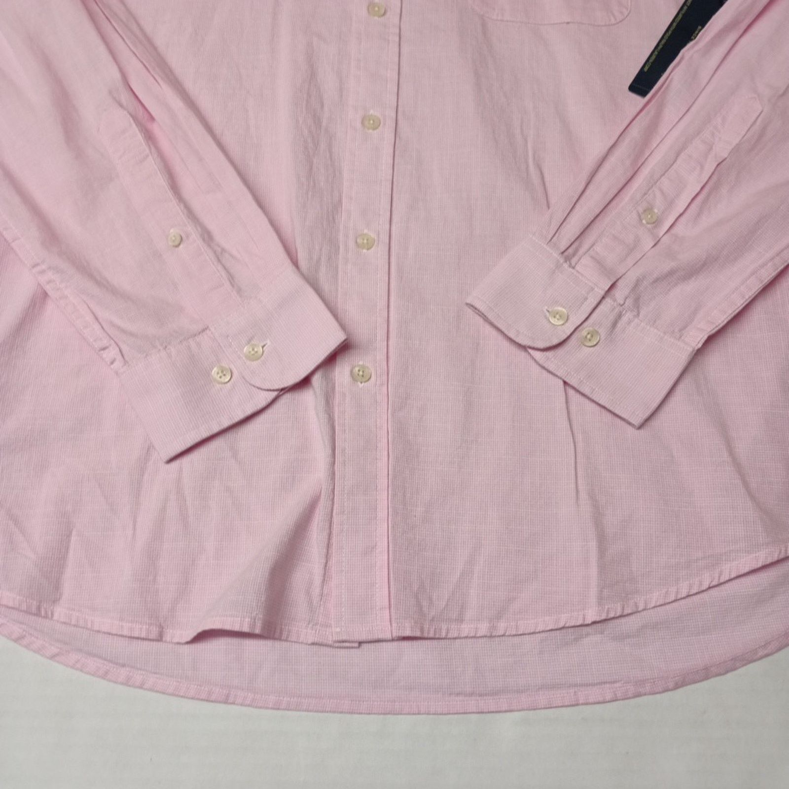 U.S. Polo Assn. U.S. Polo Assn. Button Woven Shirt Men's 2XL Pink Checkered Size US XXL / EU 58 / 5 - 2 Thumbnail