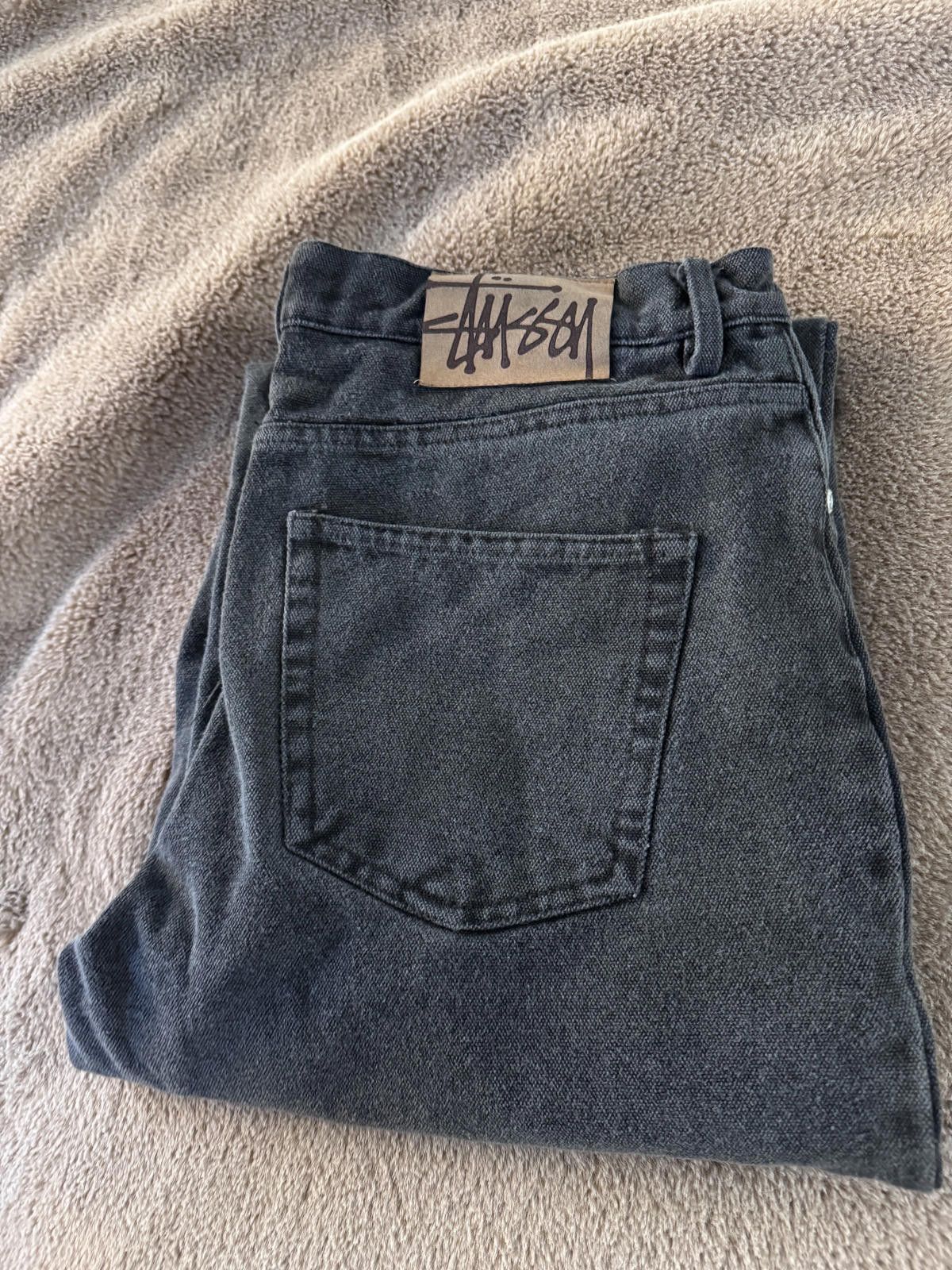Stussy Stussy Quality Workgear Black Denim Jeans Size US 30 / EU 46 - 2 Thumbnail