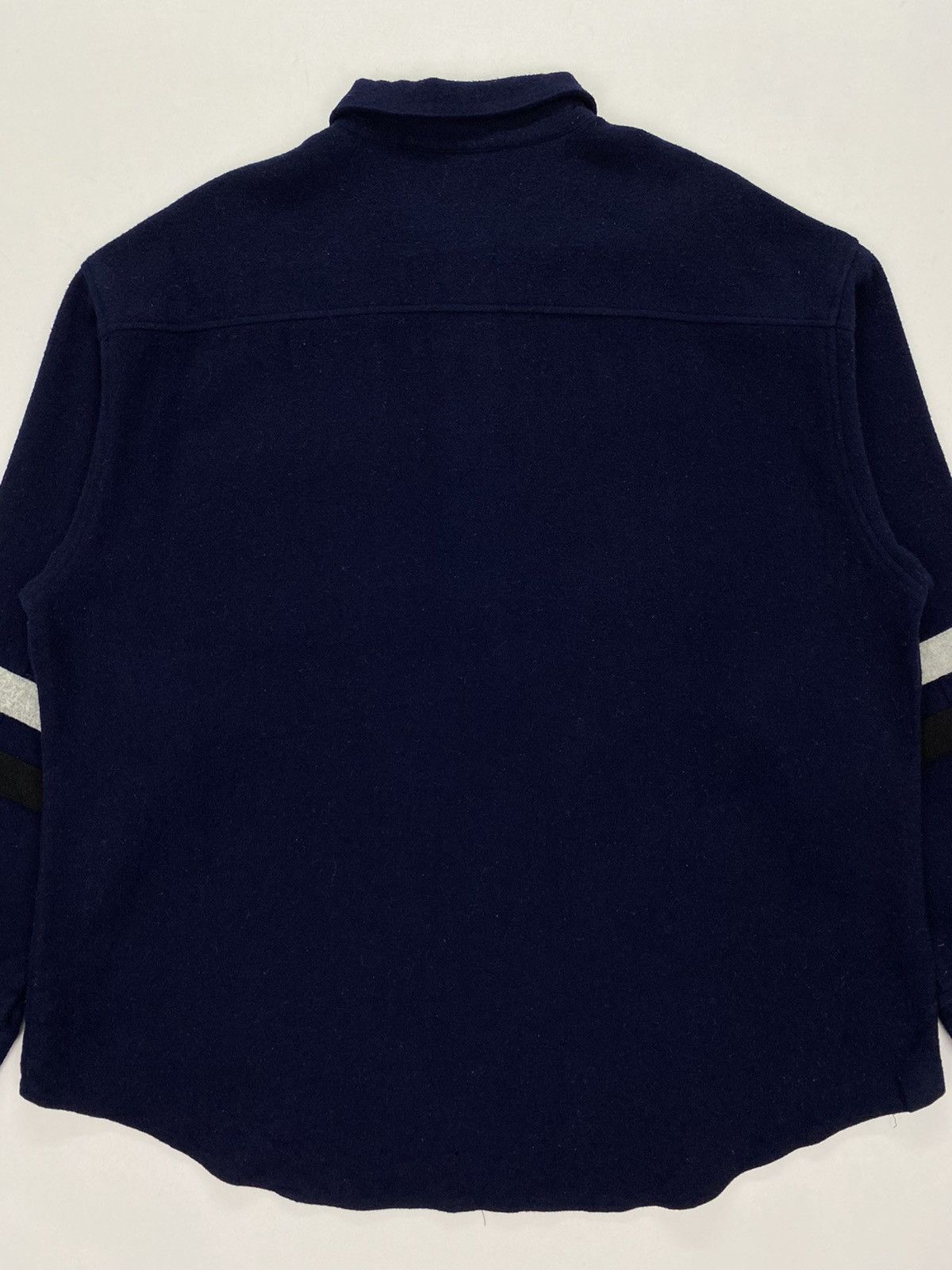 Japanese Brand × Vintage Noon for Men Belle Maison Wool Half Button Shirt Size US M / EU 48-50 / 2 - 4 Thumbnail